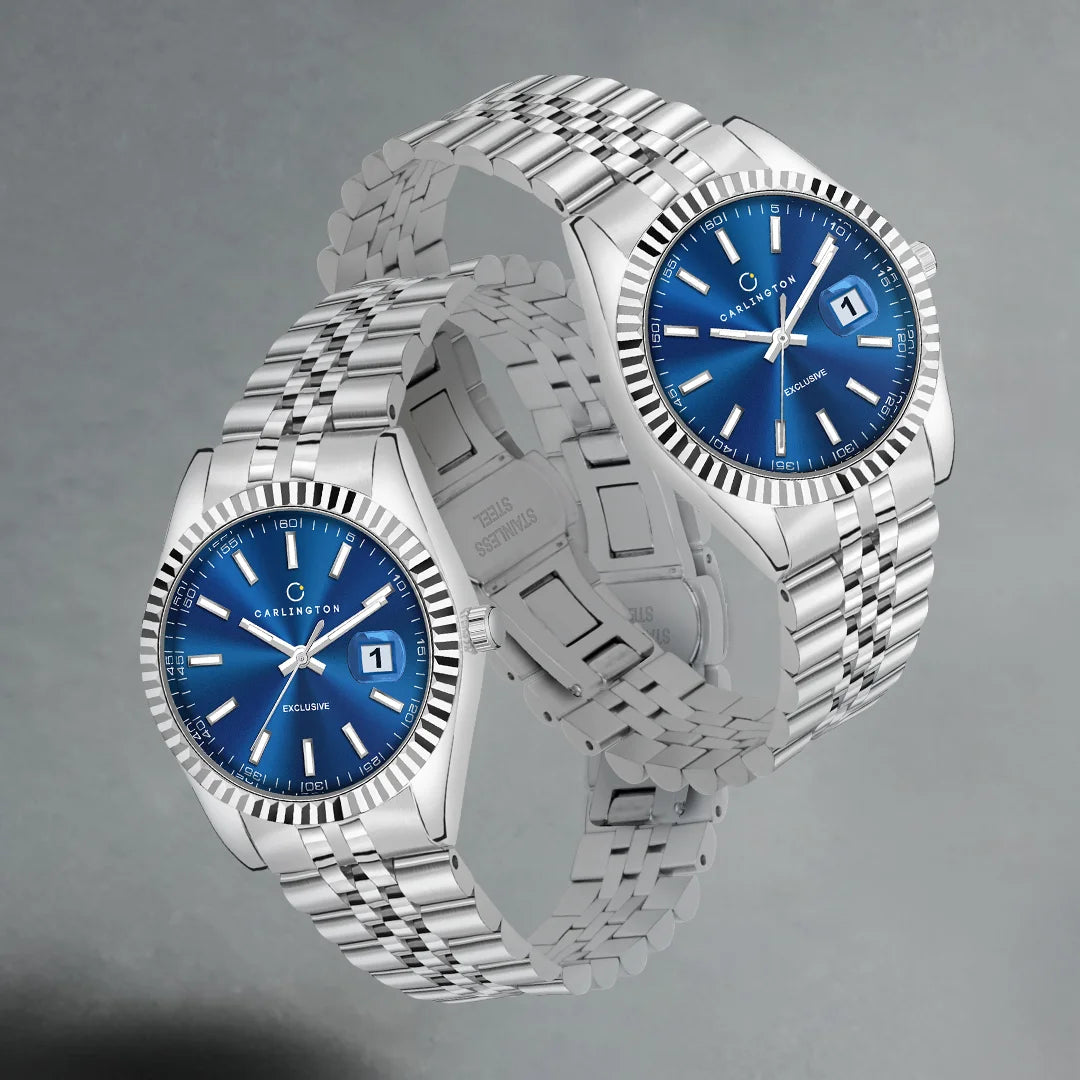Exclusive 8811 Steel Blue Ladies Analog Watch