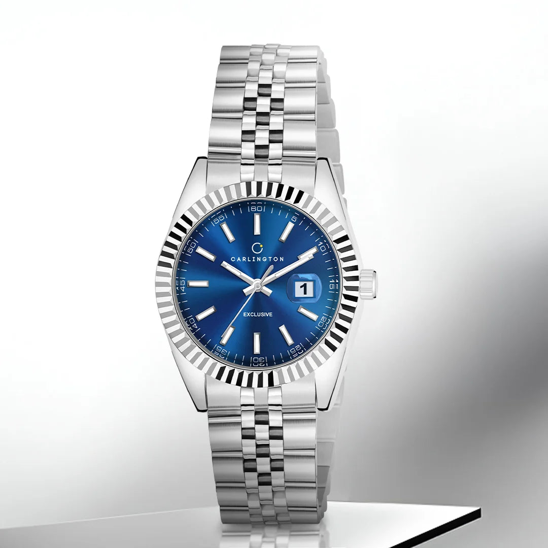 Exclusive 8811 Steel Blue Ladies Analog Watch