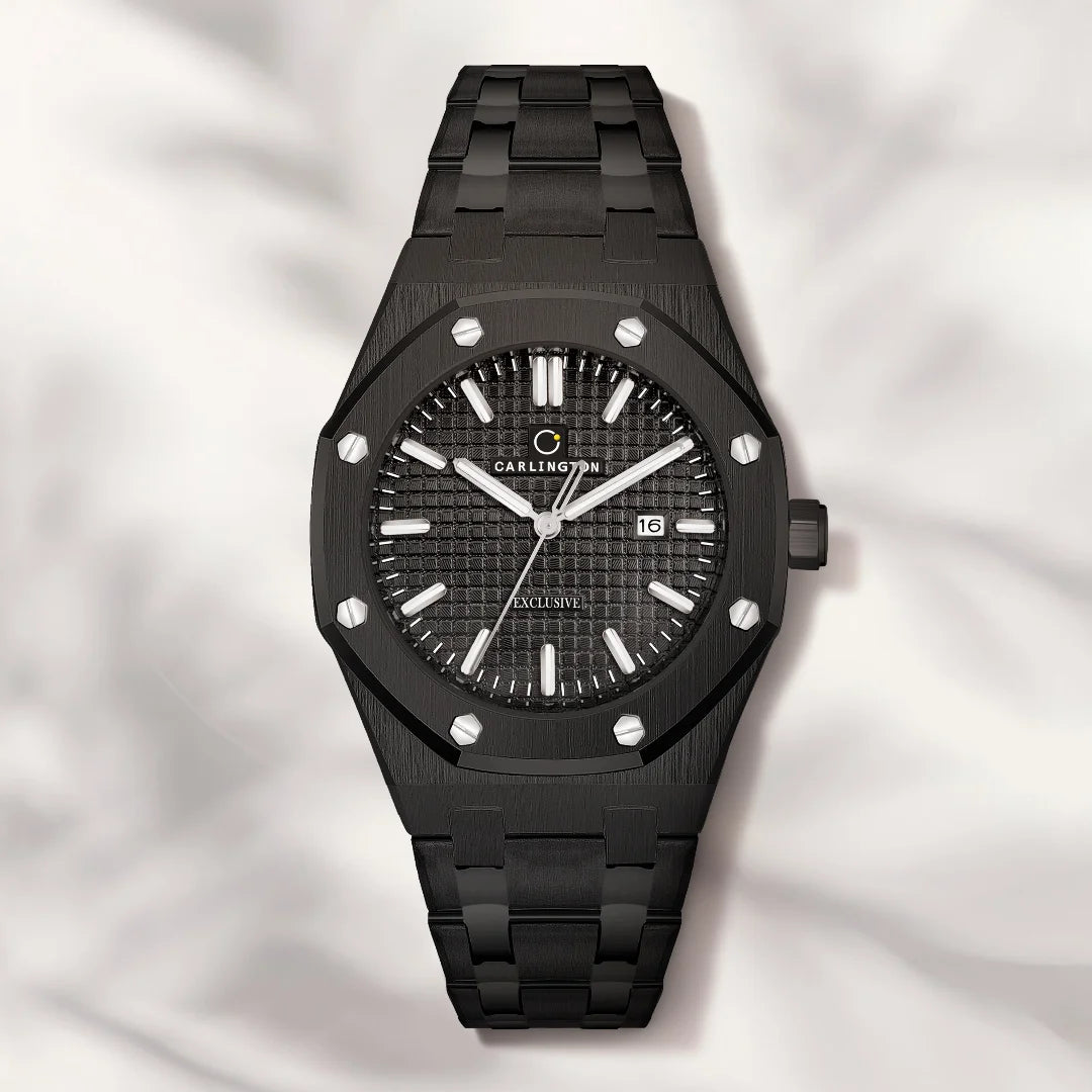 Exclusive 8866 Black Analog Men Watch