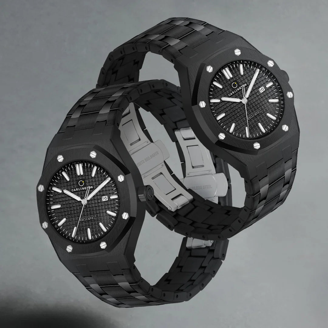 Exclusive 8866 Black Analog Men Watch