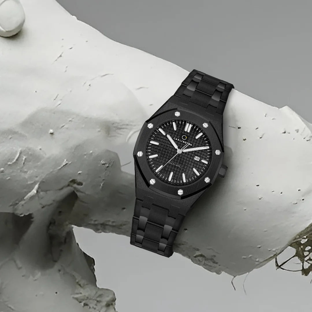 Exclusive 8866 Black Analog Men Watch