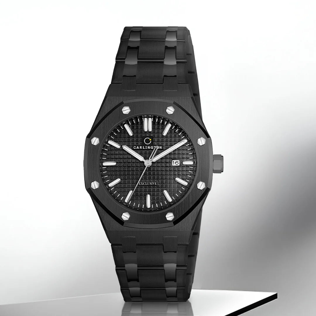 Exclusive 8866 Black Analog Men Watch