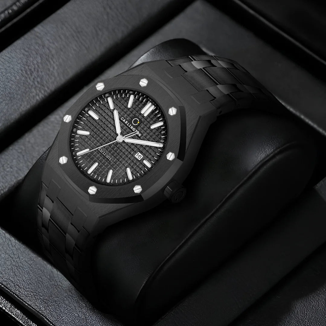 Exclusive 8866 Black Analog Men Watch