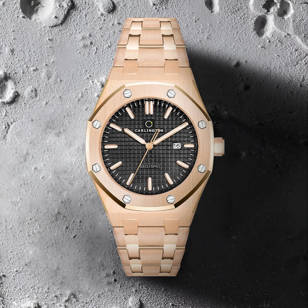 Exclusive 8866 Rose Gents Analog Watch