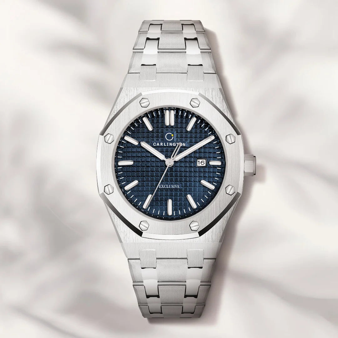Exclusive 8866 Steel Blue Gents Analog Watch