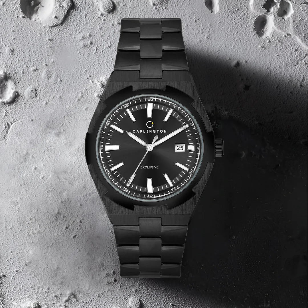 Exclusive 8877 Black Gents Analog Watch