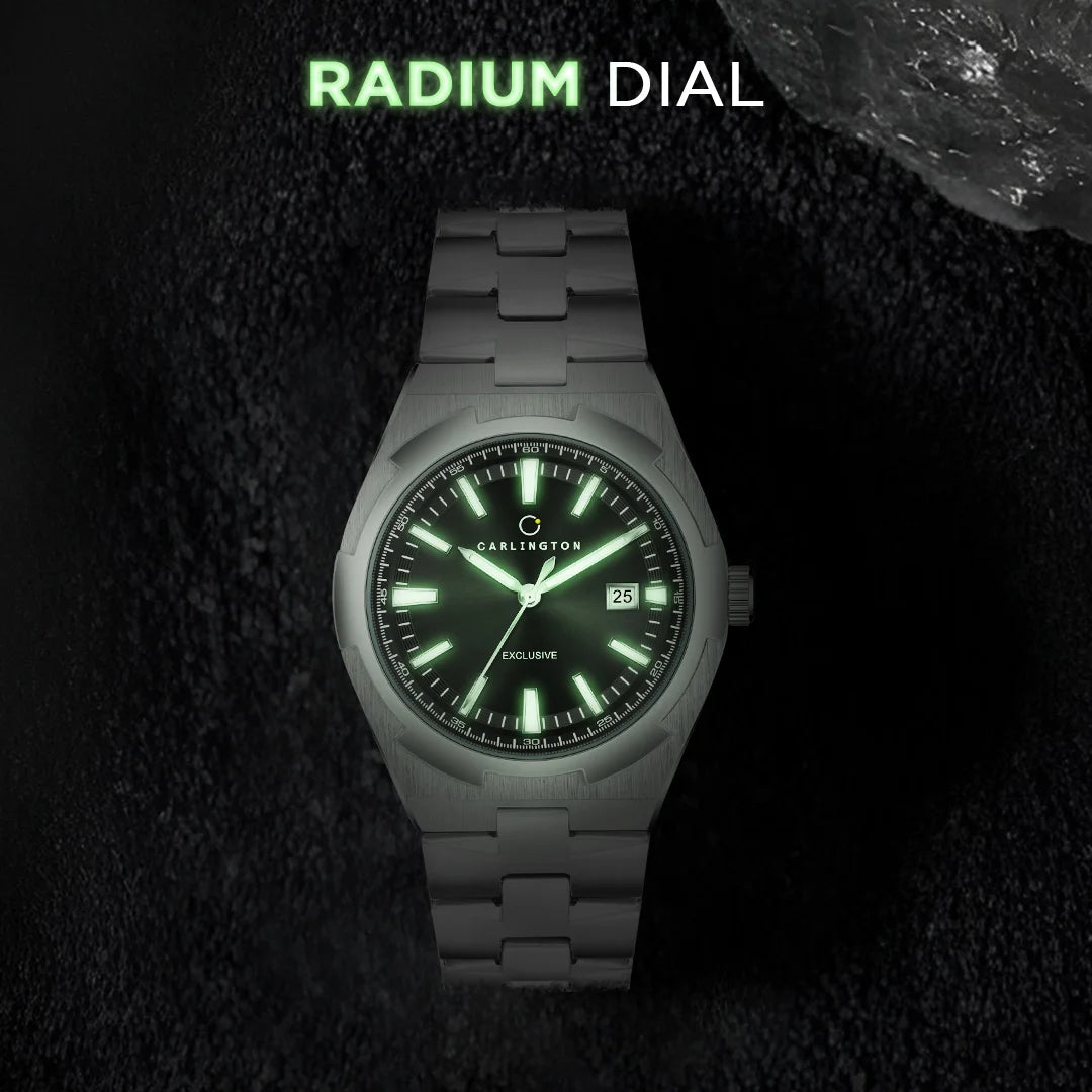 Exclusive 8877 Steel Black Gents Analog Watch