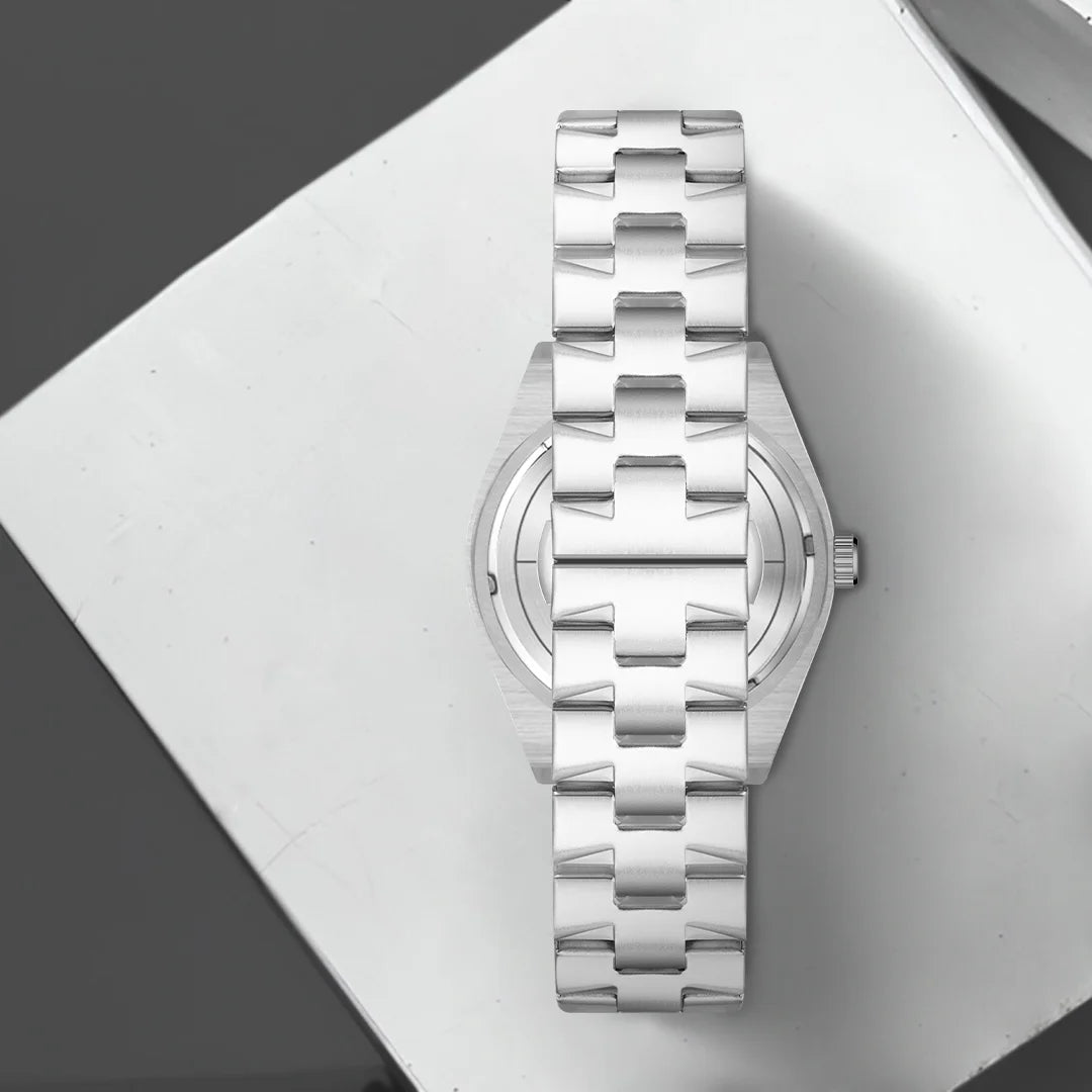 Exclusive 8877 Steel Black Gents Analog Watch