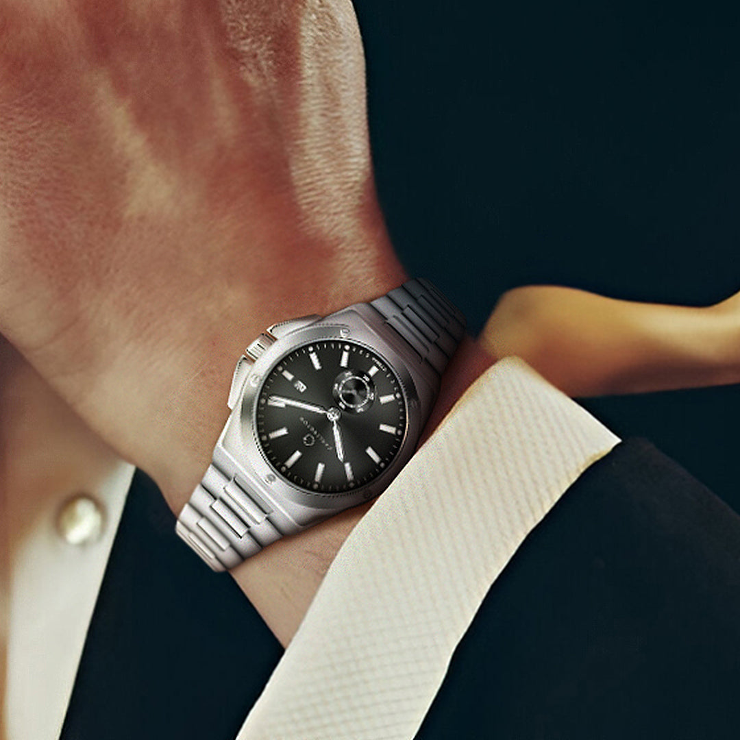 Carlington Legacy Series Analog Wrist Watches with Chronograph & Stainless Steel Strap for Men - CT 9944