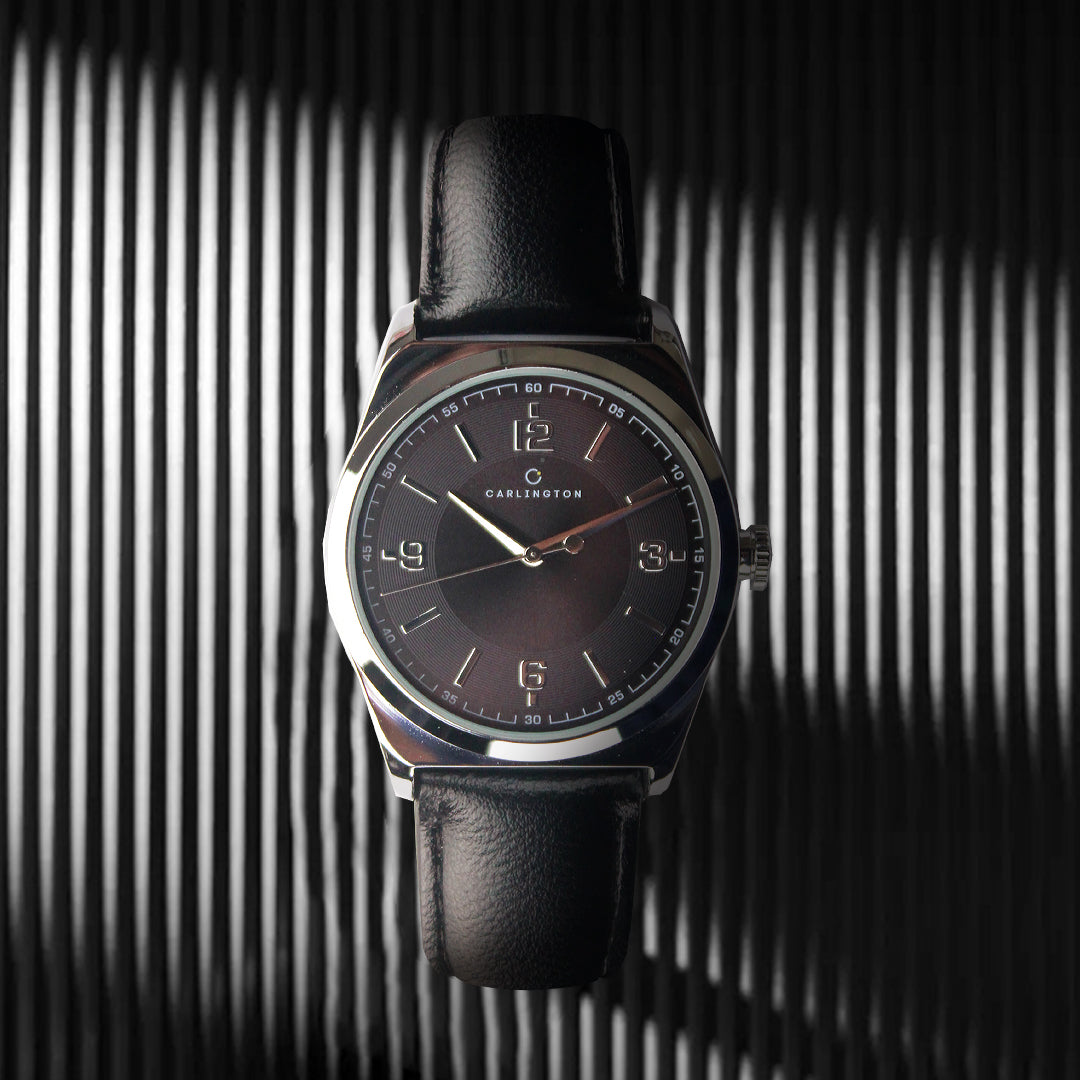 Carlington Aristocrat Series Analog Watches for Men with Premium Leather Strap - CT 1072