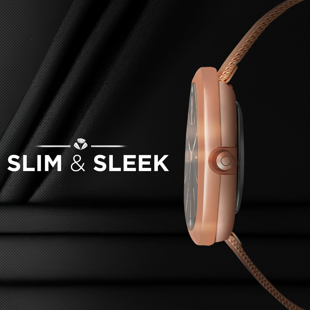 Iconic 2047 Rose Black Analog Womens Watch