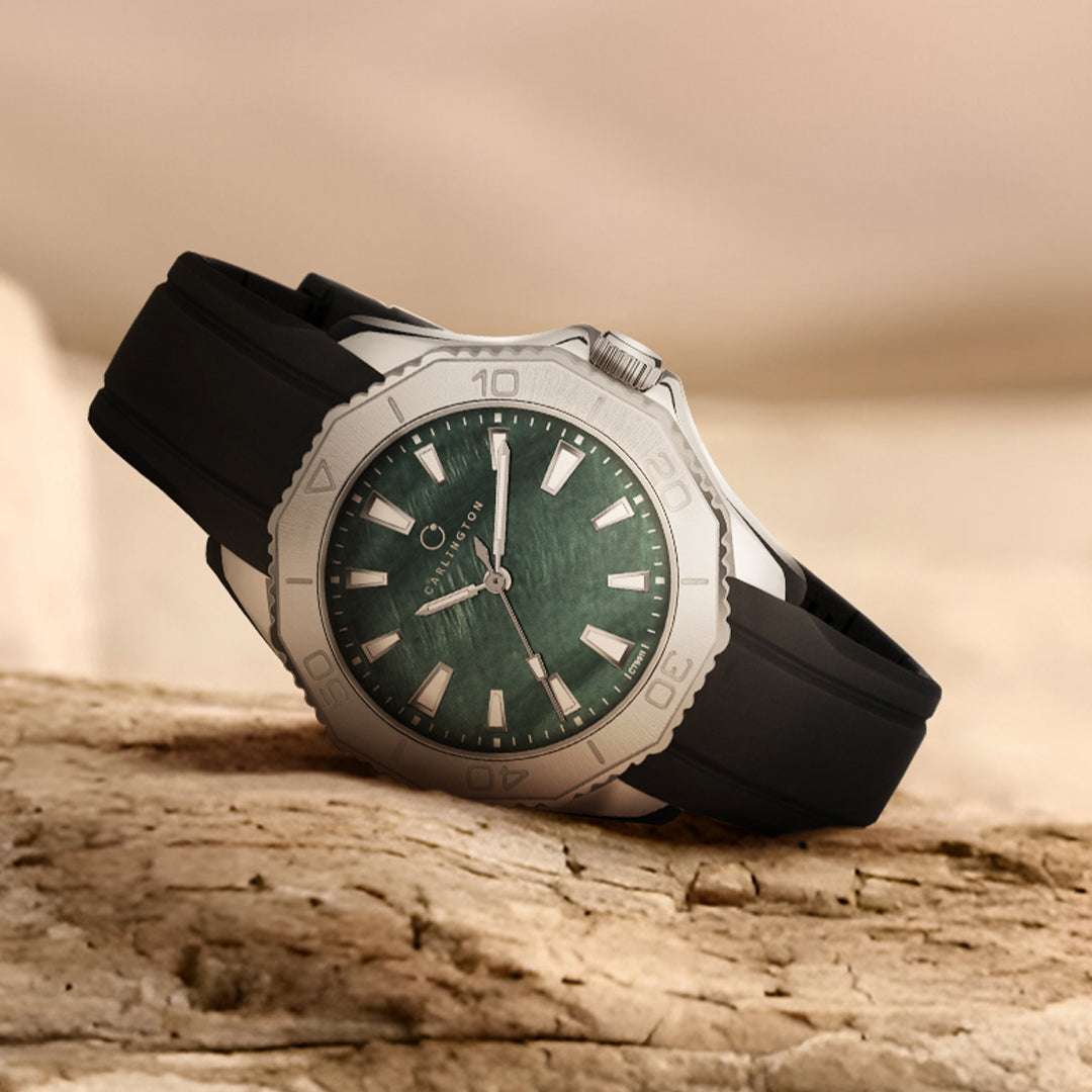 Carlington Legacy Series Analog Wrist Watches & Silicone Strap for Women - CT 9911