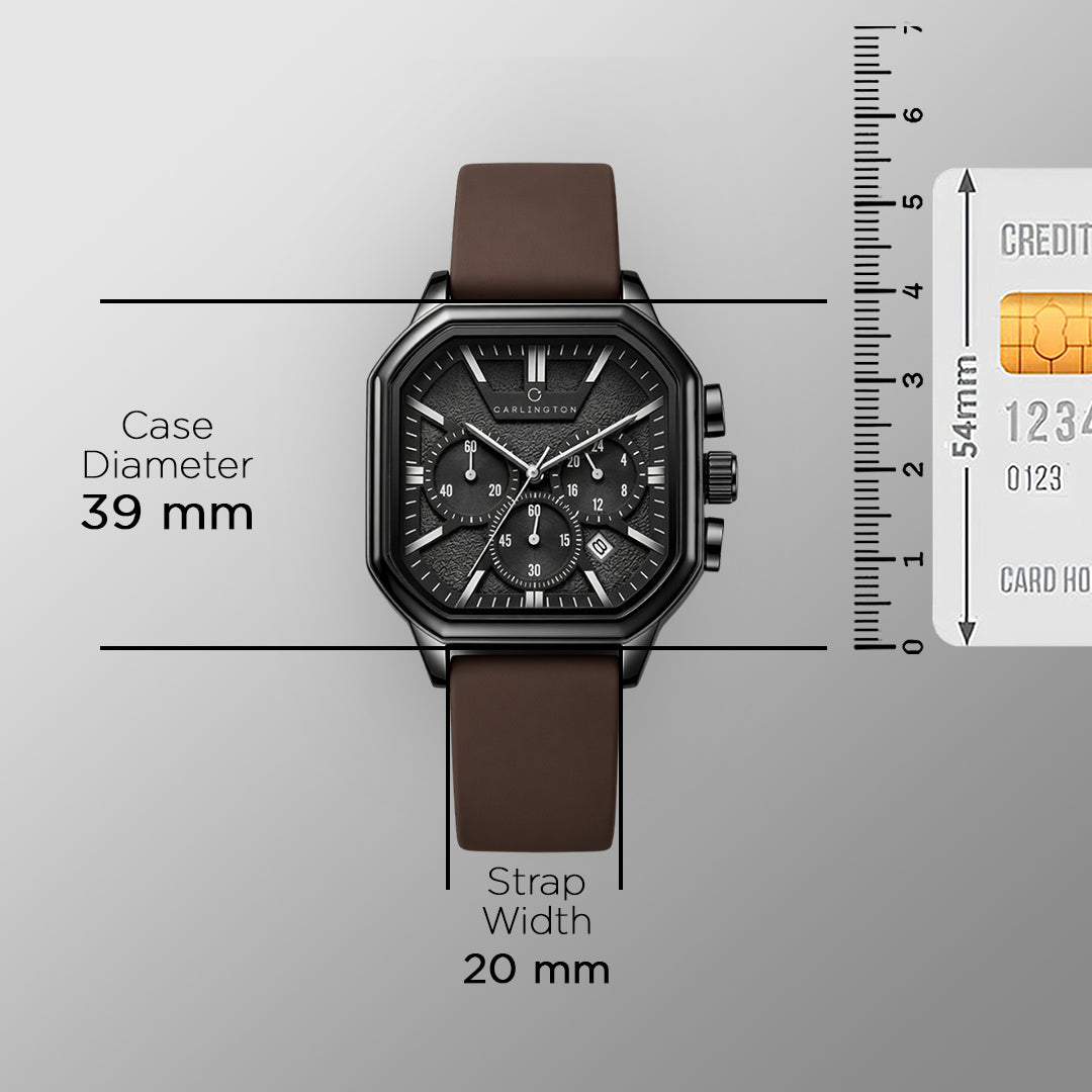 Carlington ASTRO 052 Subdued Brown – Premium Men's Analog Quartz Watch