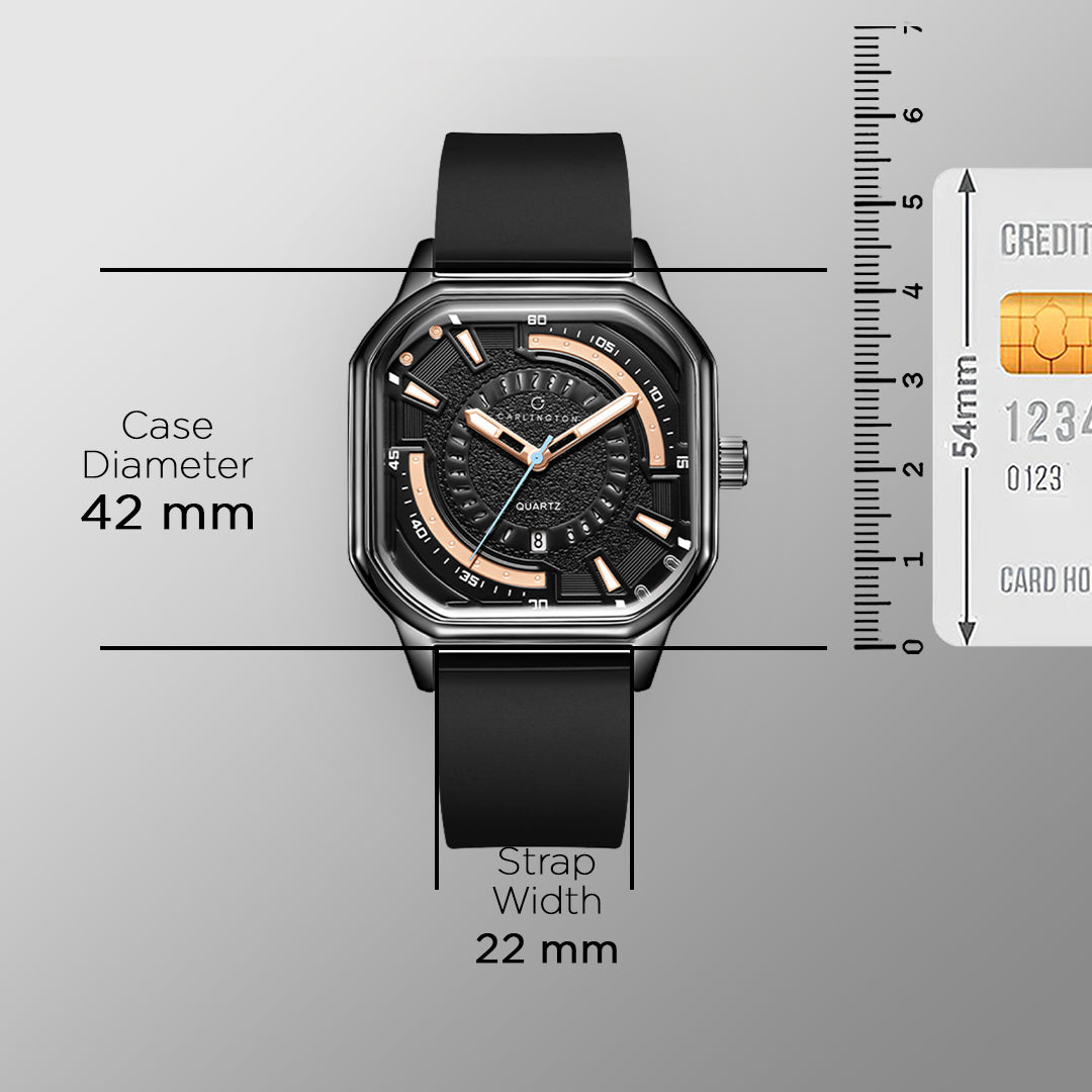 Carlington ASTRO 052 Premium Black – Premium Men's Analog Quartz Watch