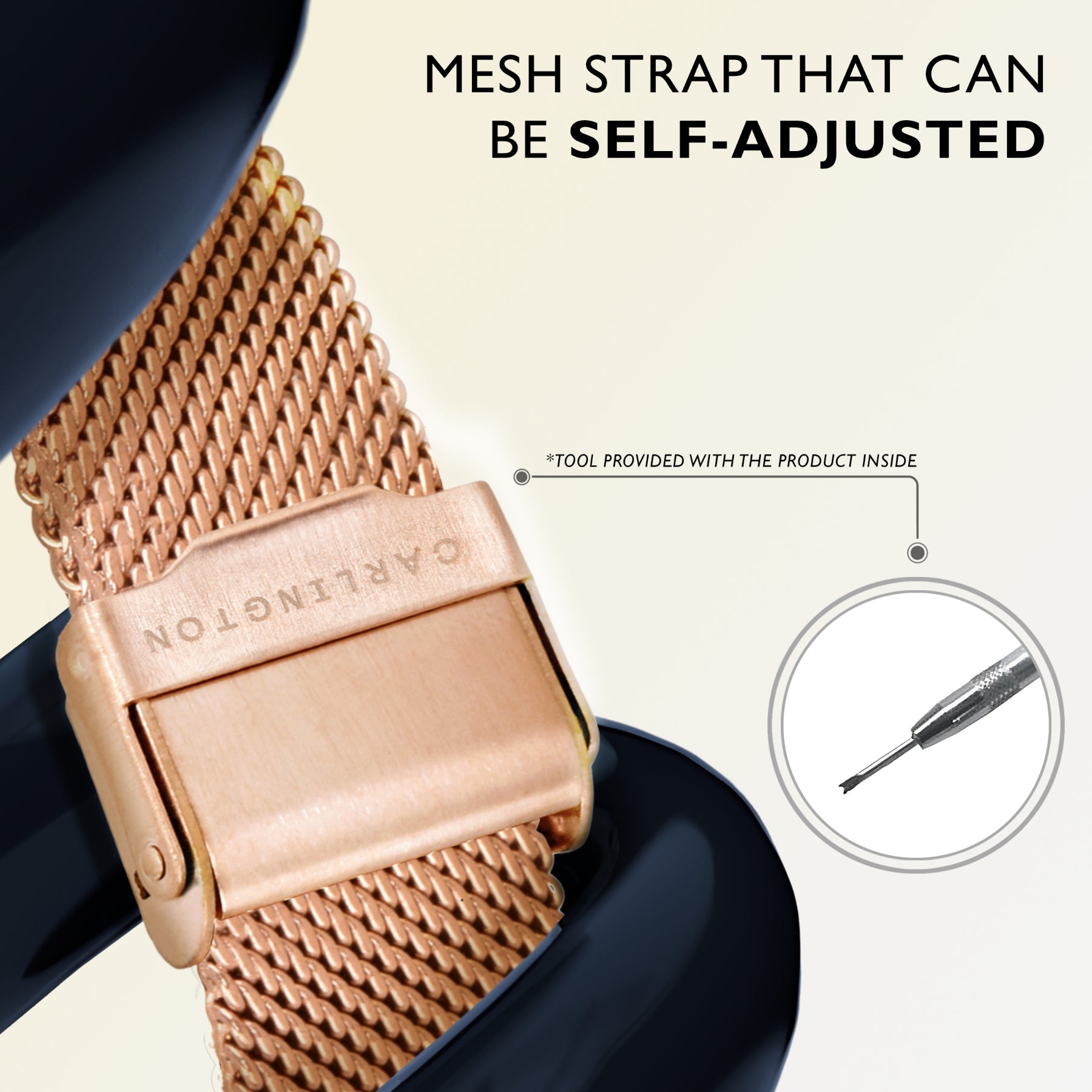 Carlington Analog Women's Watch- CT 2001 RoseGold