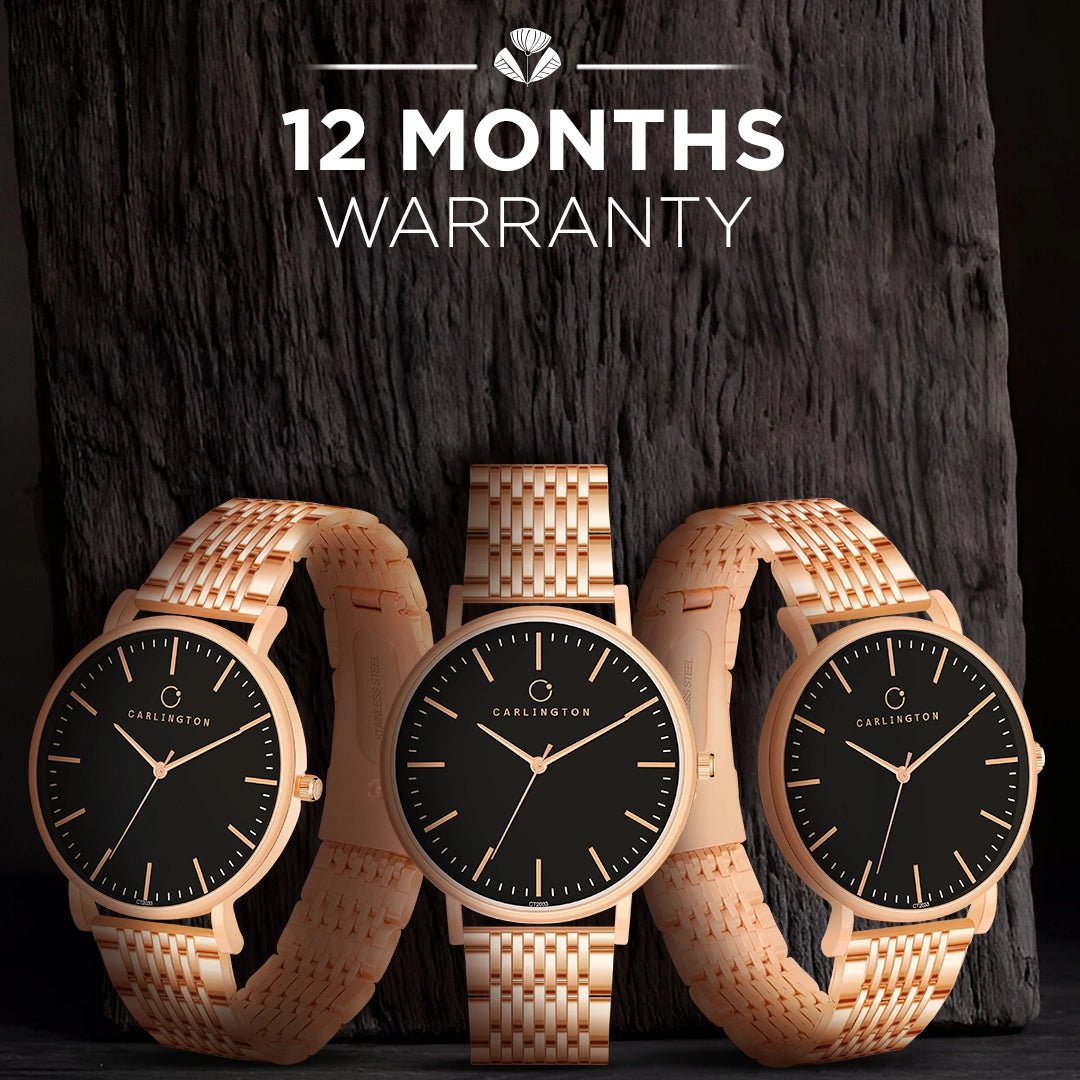 Iconic 2033 Black Analog Womens Watch