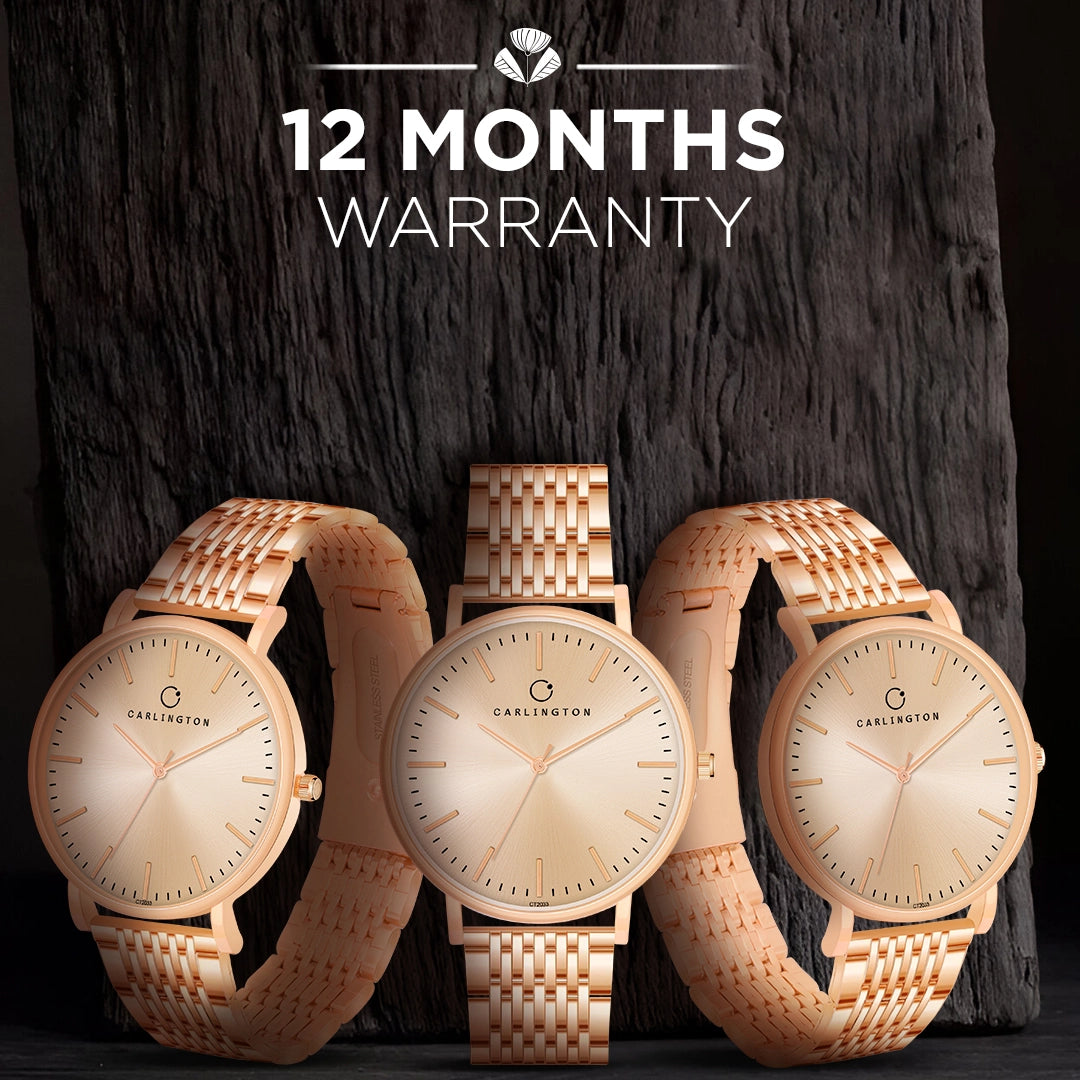 Iconic 2033 Rose gold Analog Womens Watch