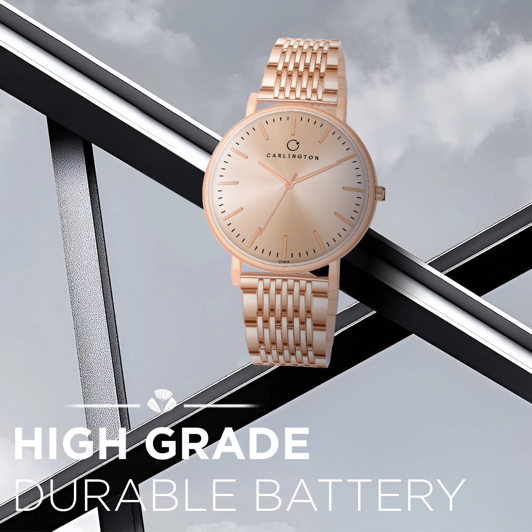 Iconic 2033 Rose gold Analog Womens Watch