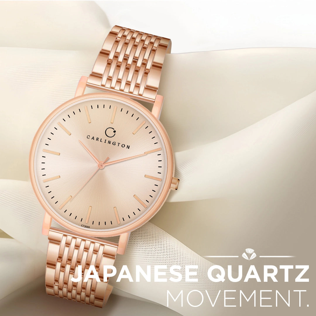 Iconic 2033 Rose gold Analog Womens Watch