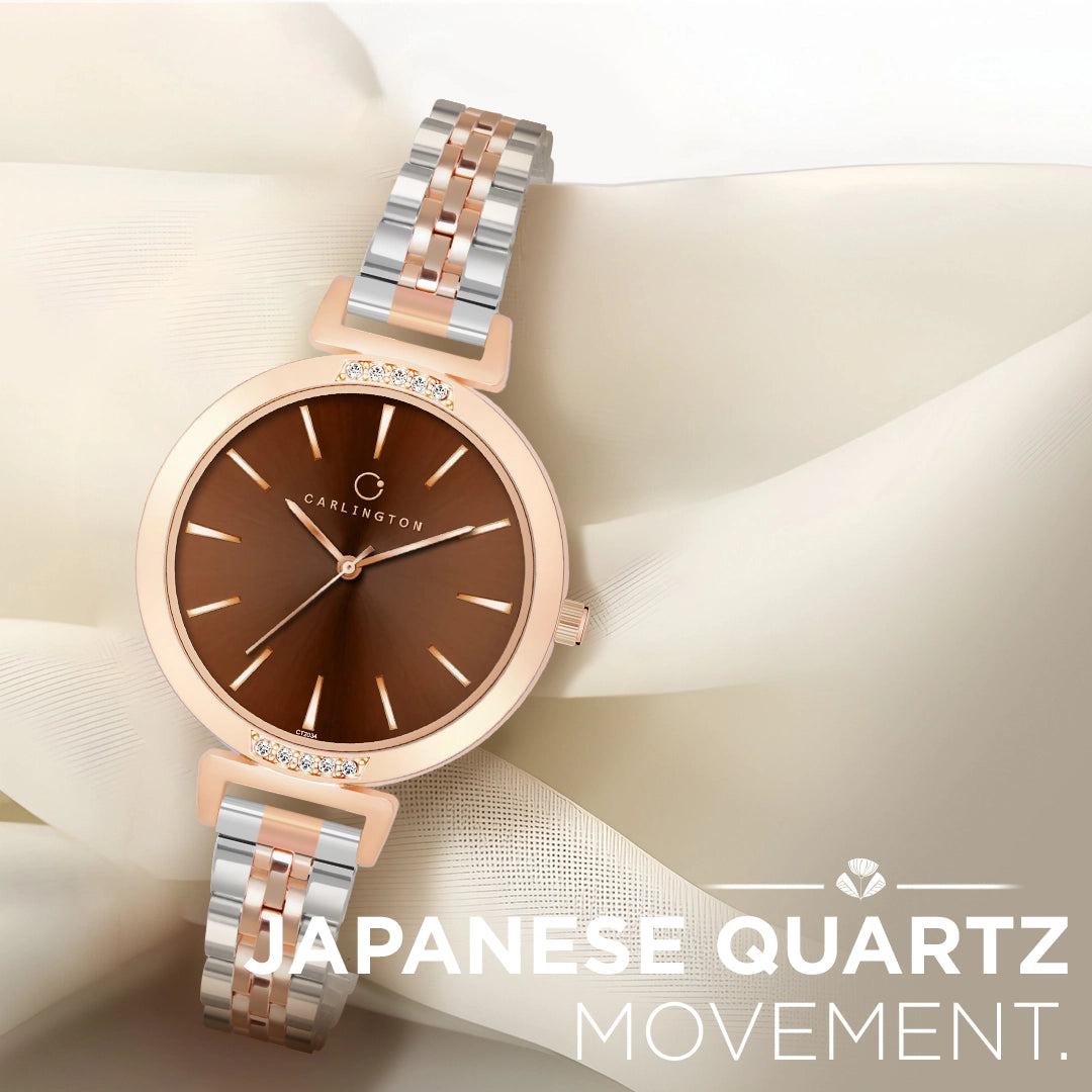 Iconic 2034 Brown Analog Womens Watch