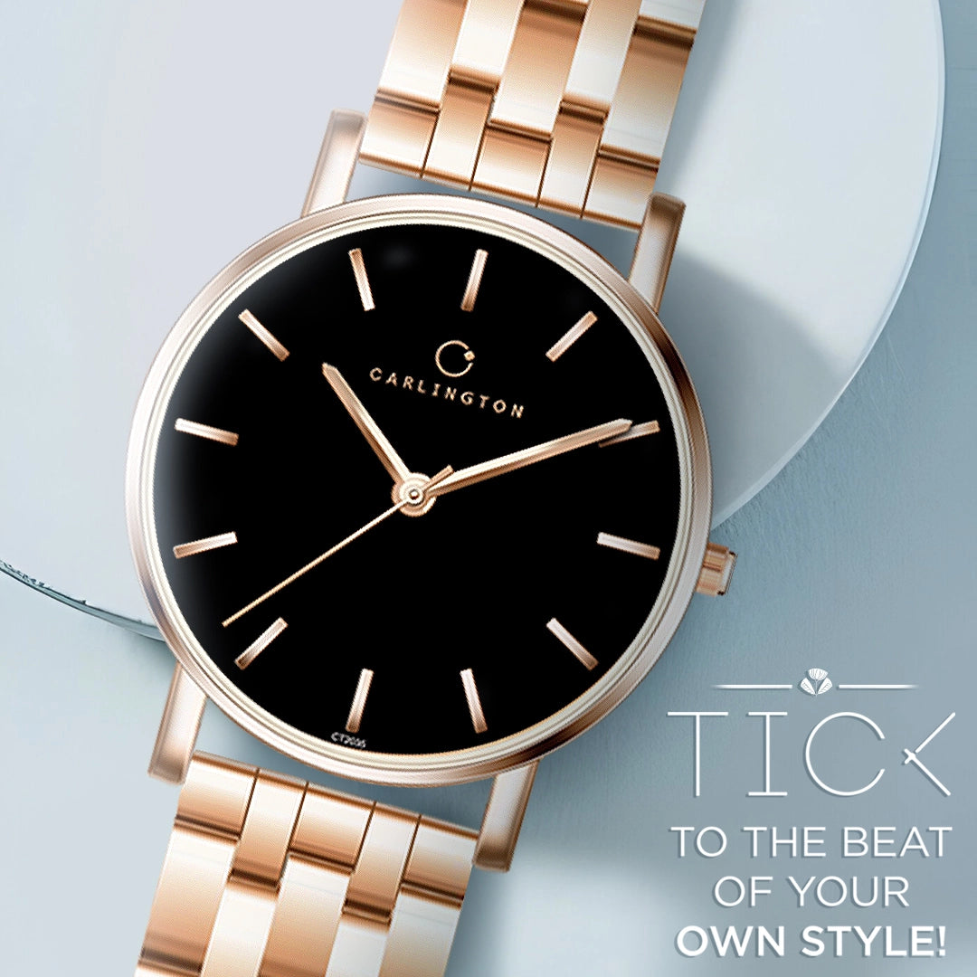 Iconic 2035 Black Analog Womens Watch