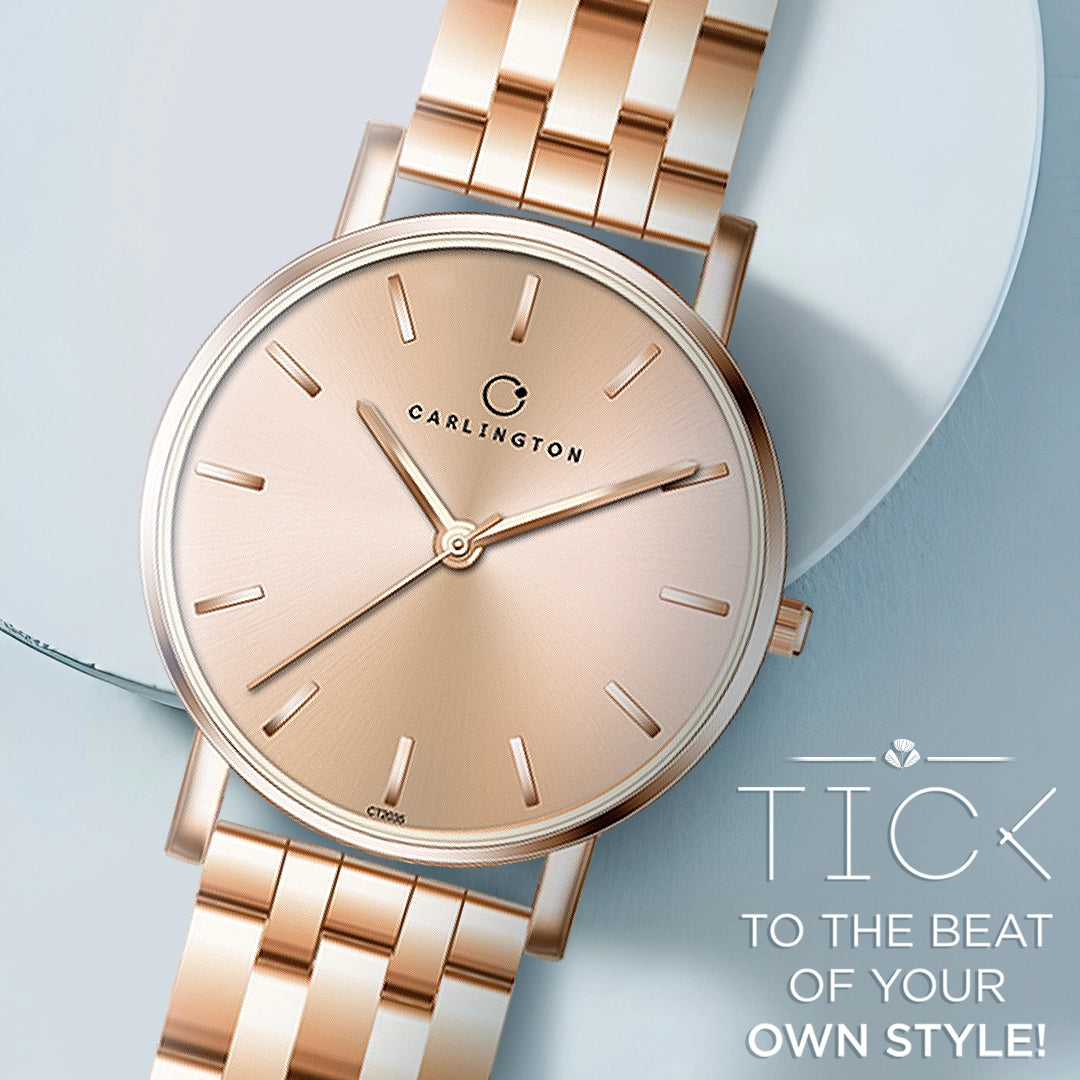 Iconic 2035 Rose gold Analog Womens Watch