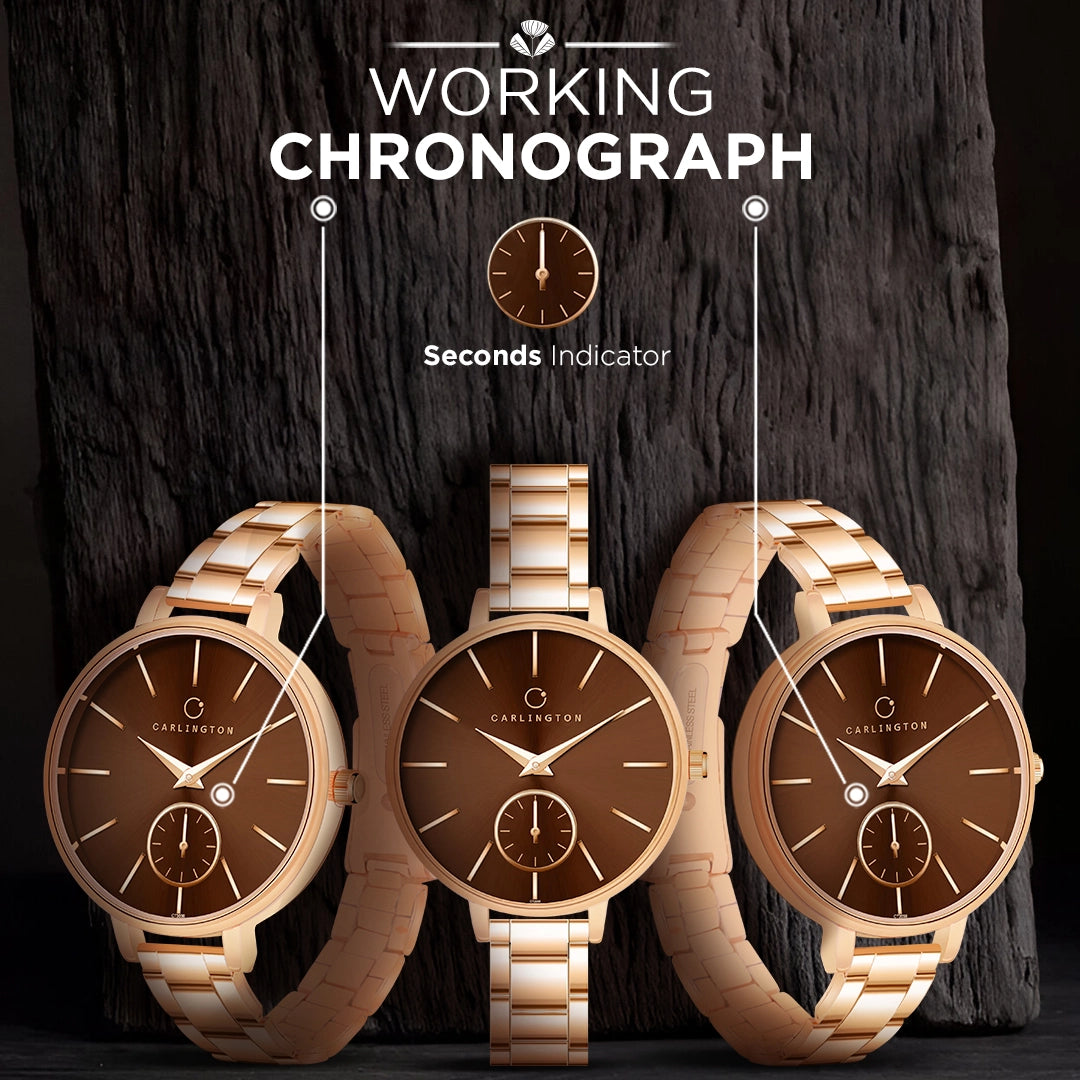 Iconic 2038 Brown Analog Womens Watch