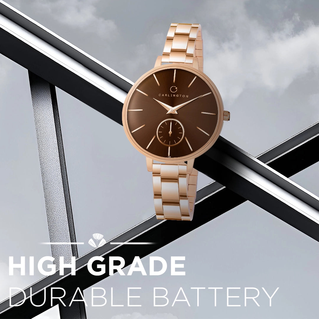 Iconic 2038 Brown Analog Womens Watch