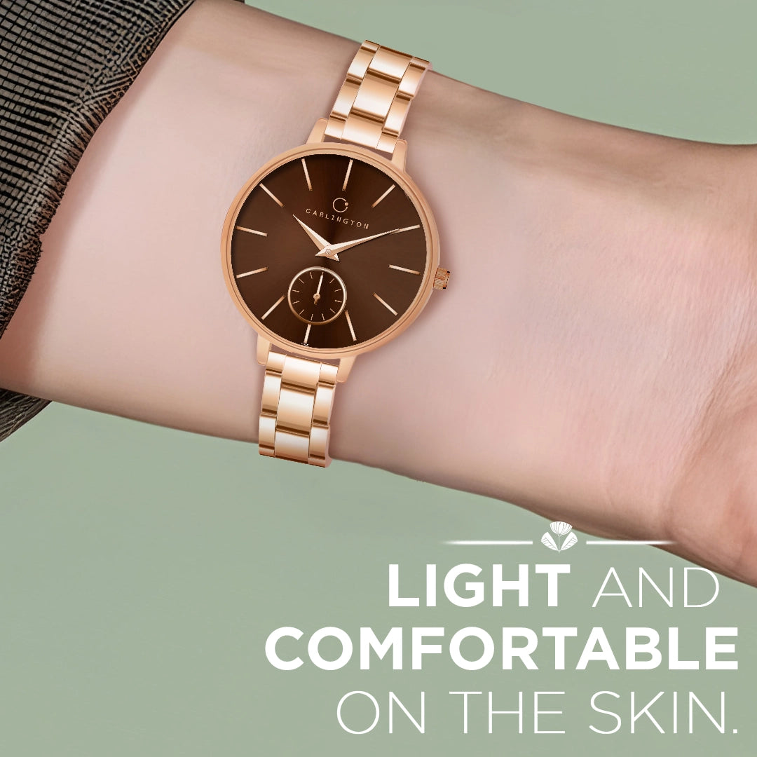 Iconic 2038 Brown Analog Womens Watch