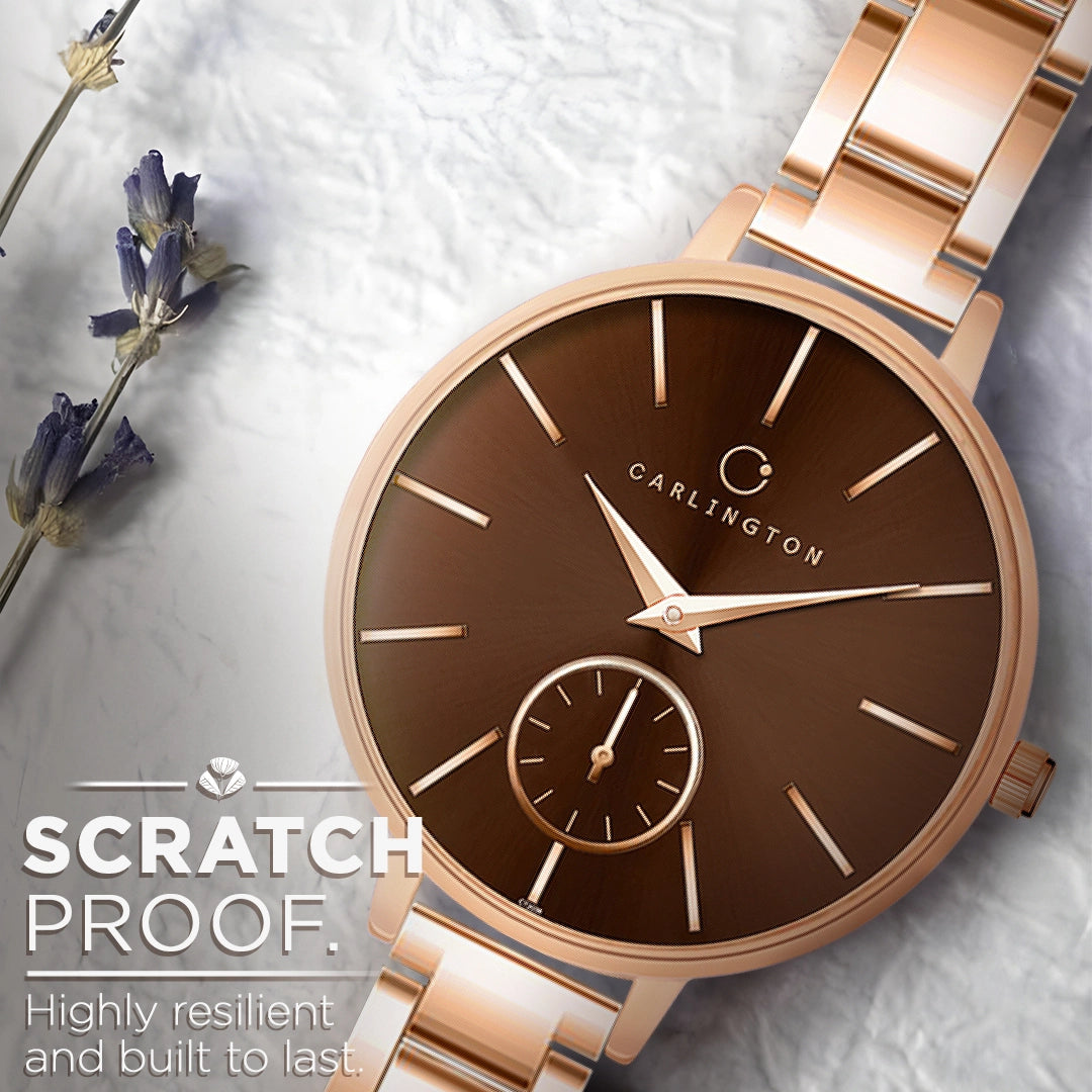 Iconic 2038 Brown Analog Womens Watch