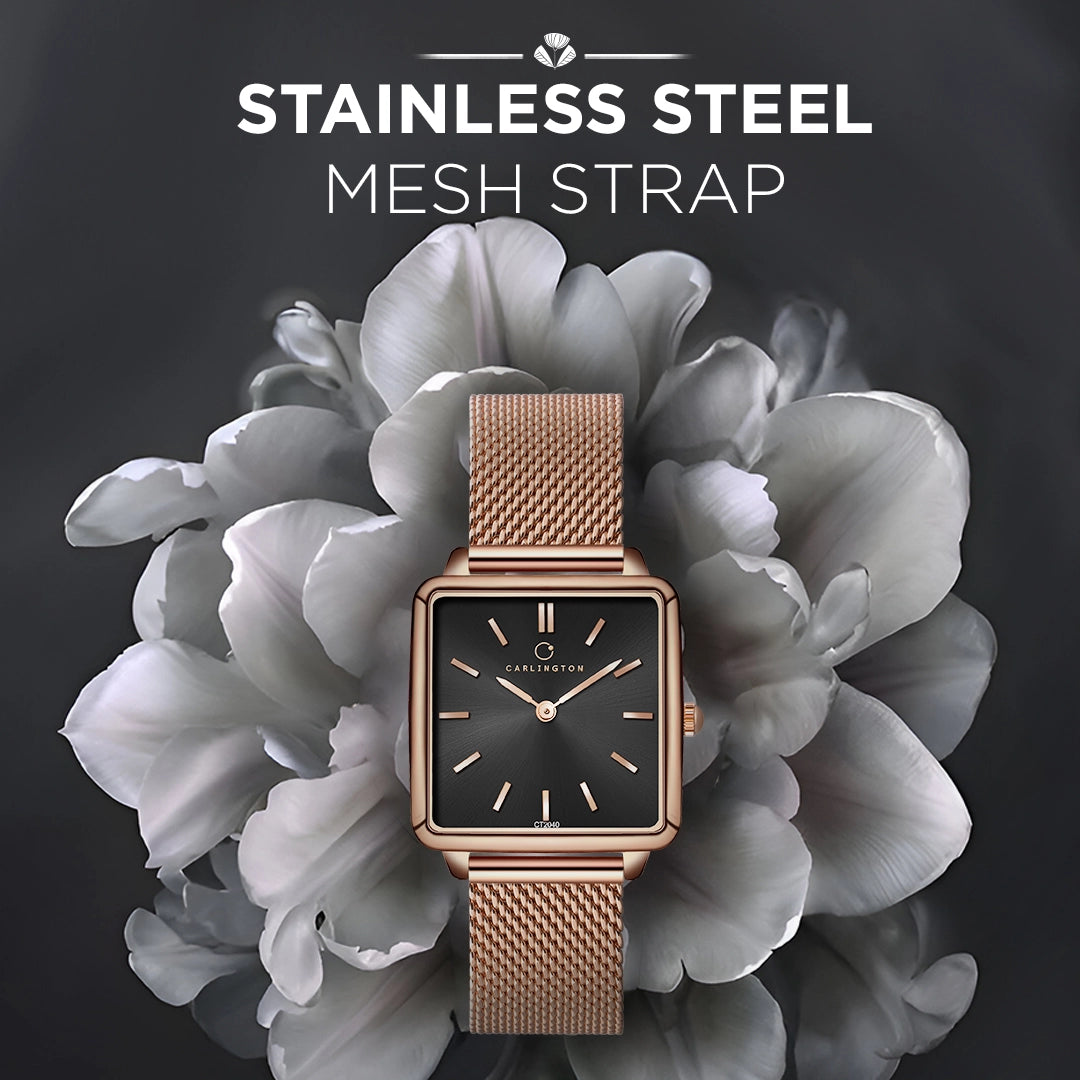 Iconic 2040 Black Analog Womens Watch