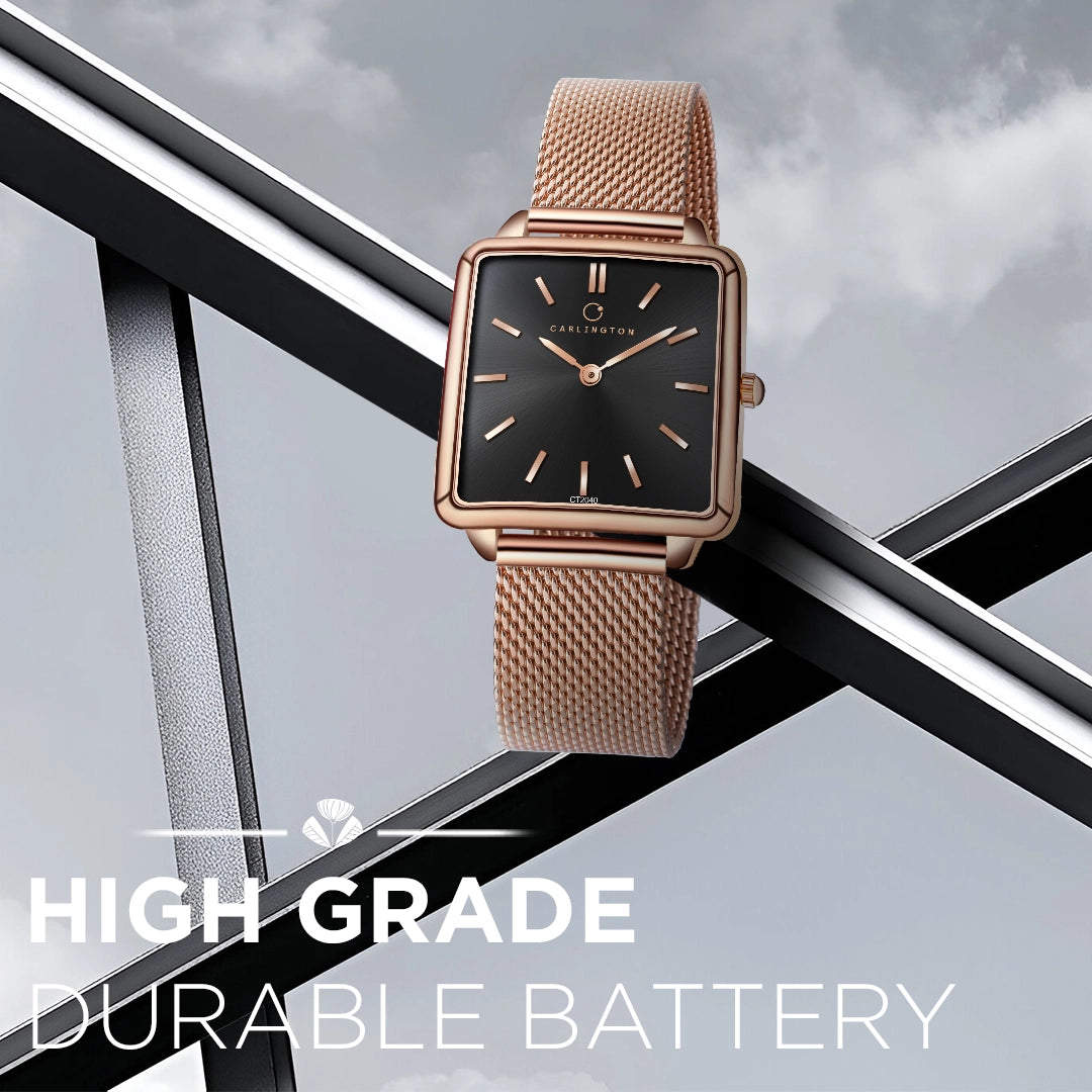 Iconic 2040 Black Analog Womens Watch