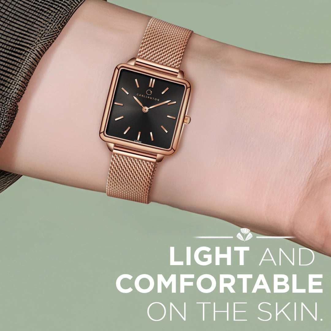 Iconic 2040 Black Analog Womens Watch