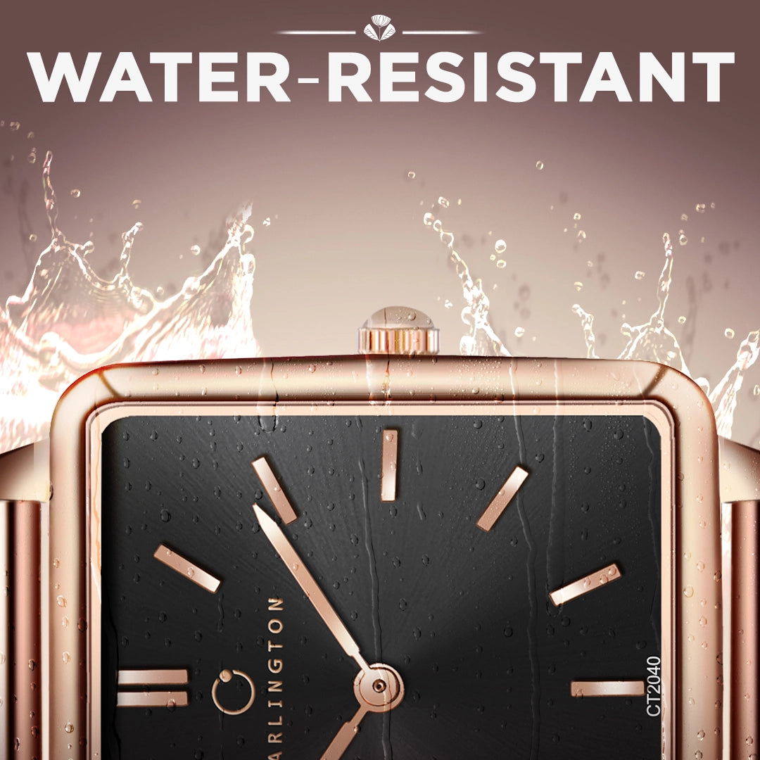 Iconic 2040 Black Analog Womens Watch