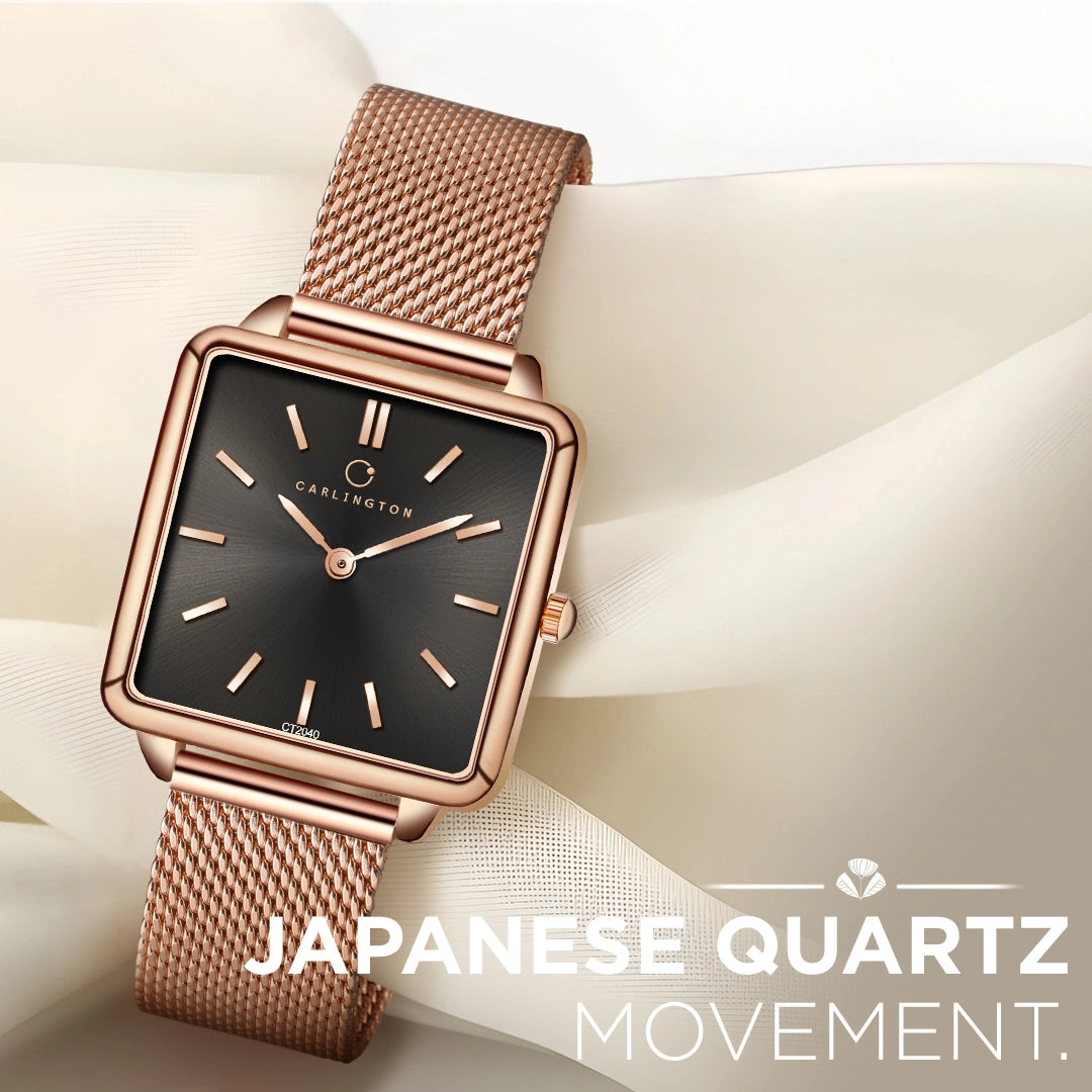 Iconic 2040 Black Analog Womens Watch