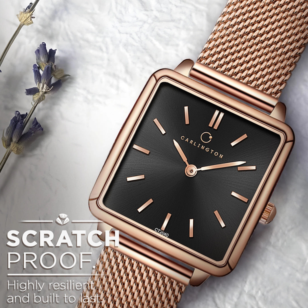 Iconic 2040 Black Analog Womens Watch