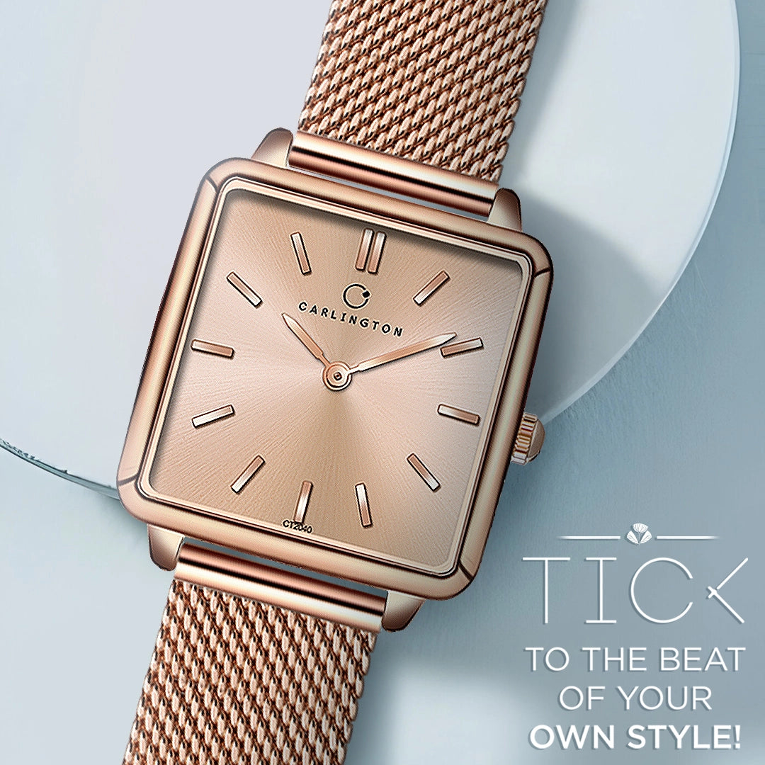 Iconic 2040 Rose gold Analog Womens Watch