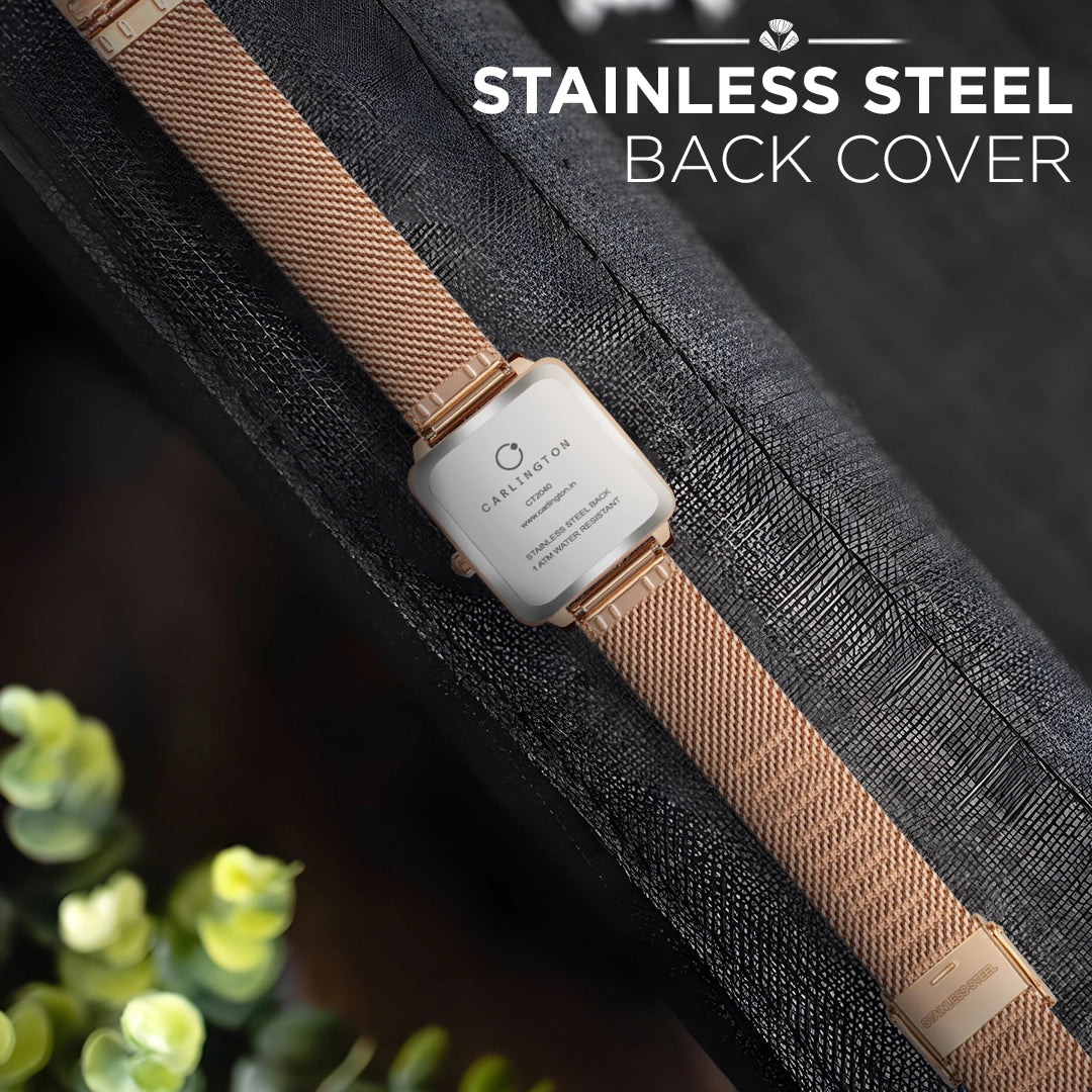 Iconic 2040 Rose gold Analog Womens Watch