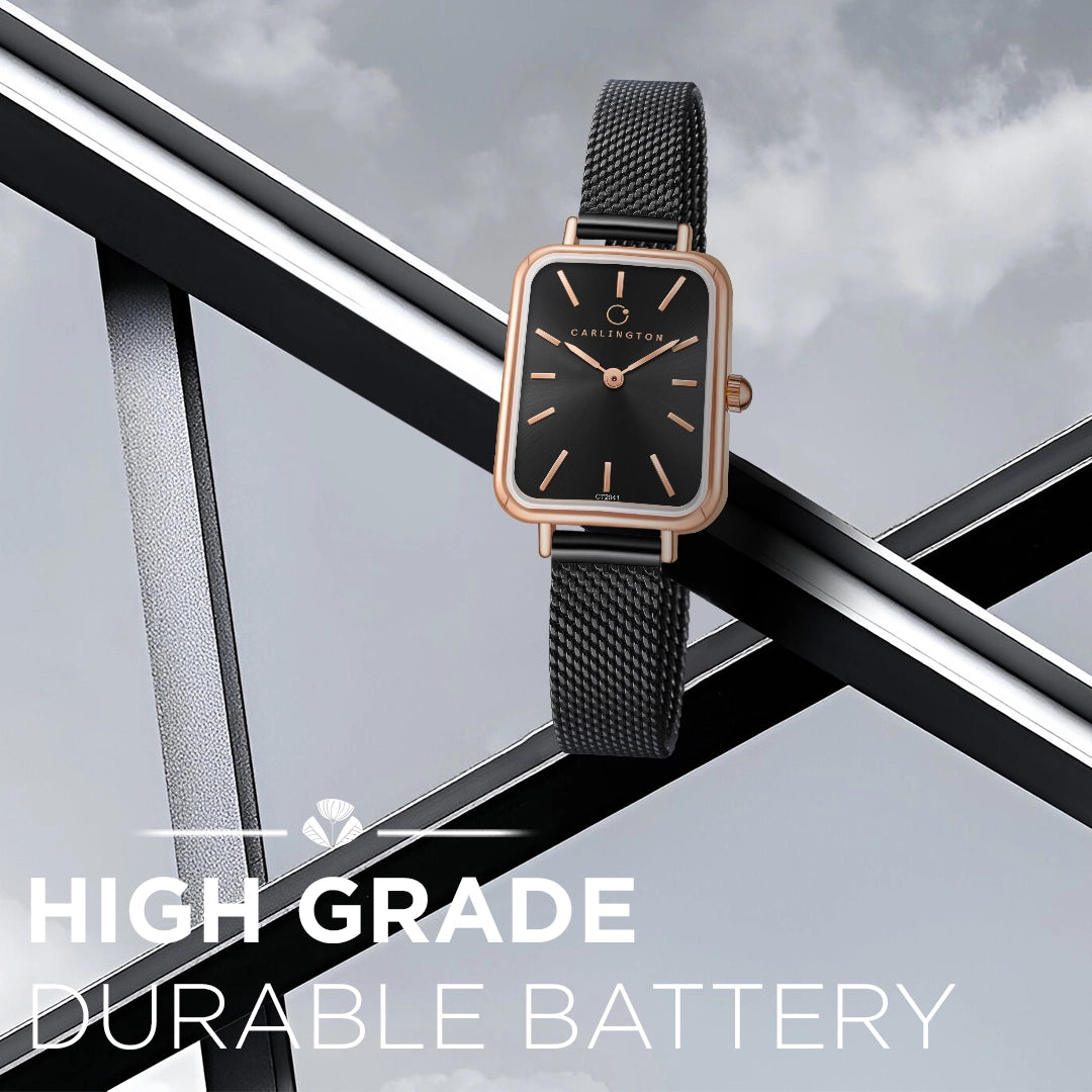 Iconic 2041 Black Analog Womens Watch