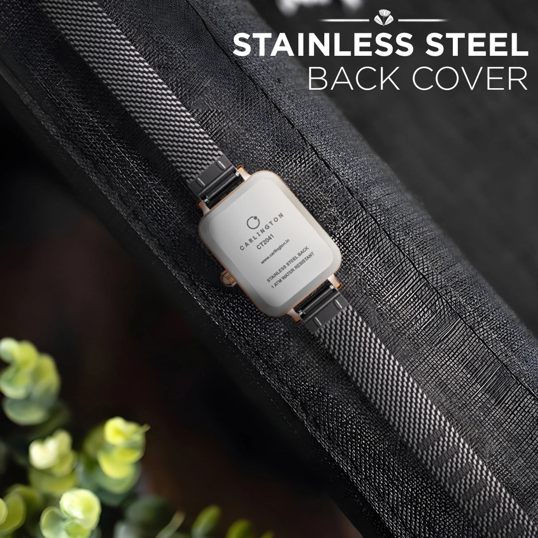 Iconic 2041 Black Analog Womens Watch