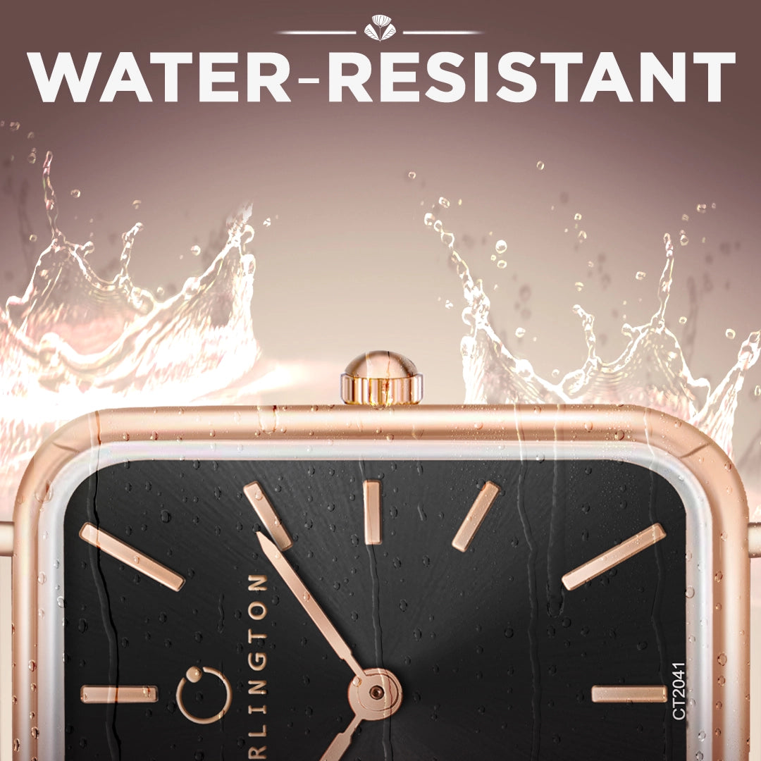 Iconic 2041 Black Analog Womens Watch