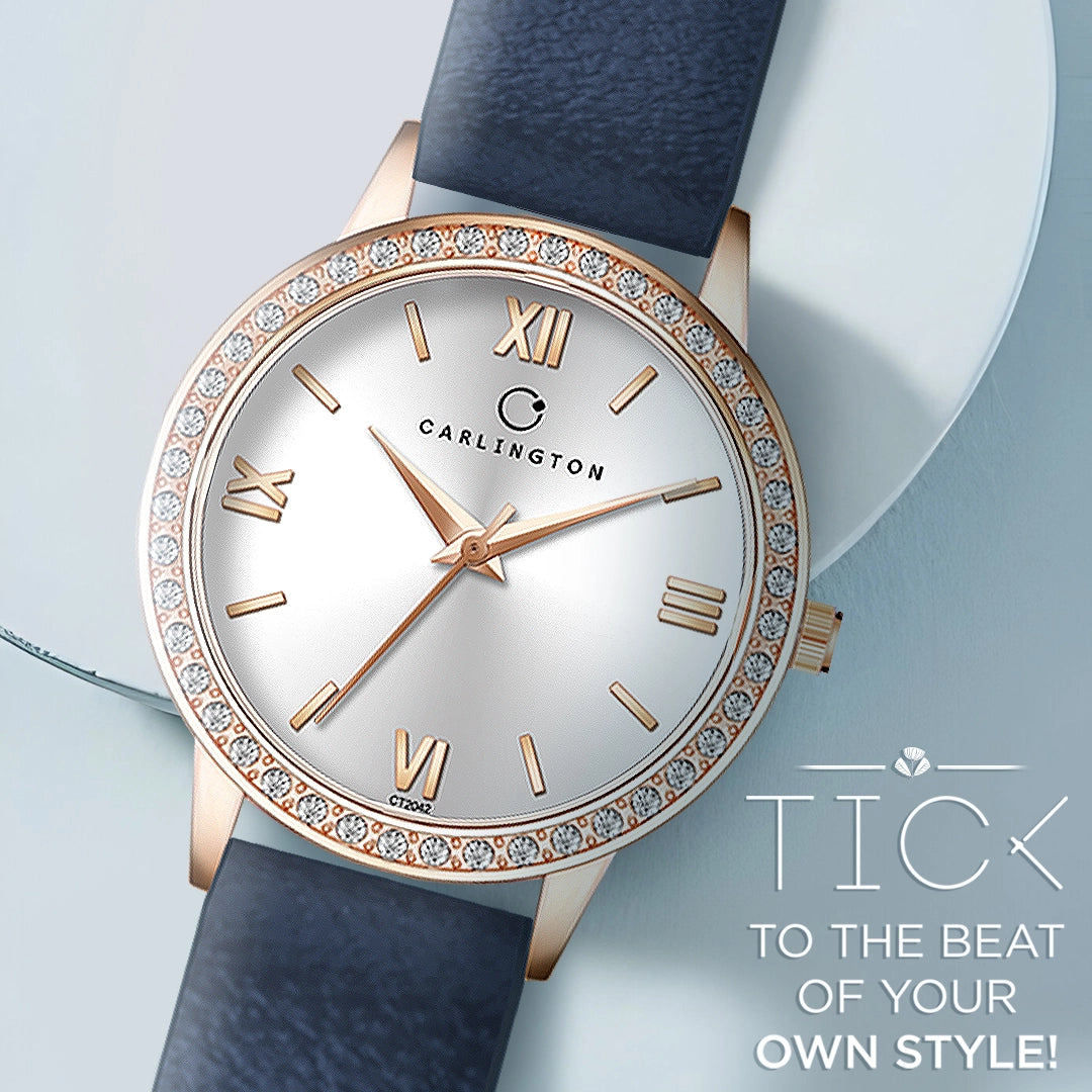 Iconic 2042 Blue Analog Womens Watch