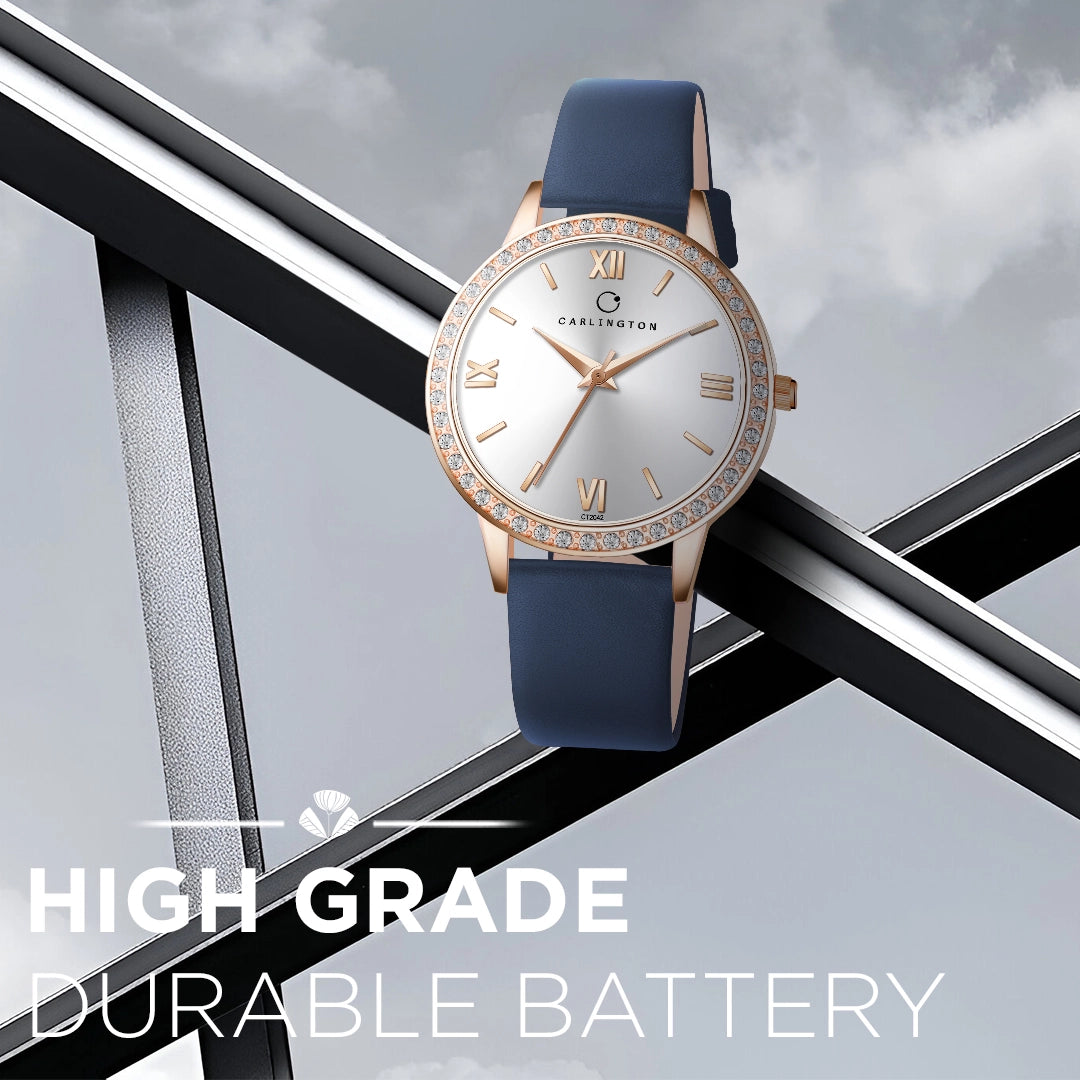 Iconic 2042 Blue Analog Womens Watch