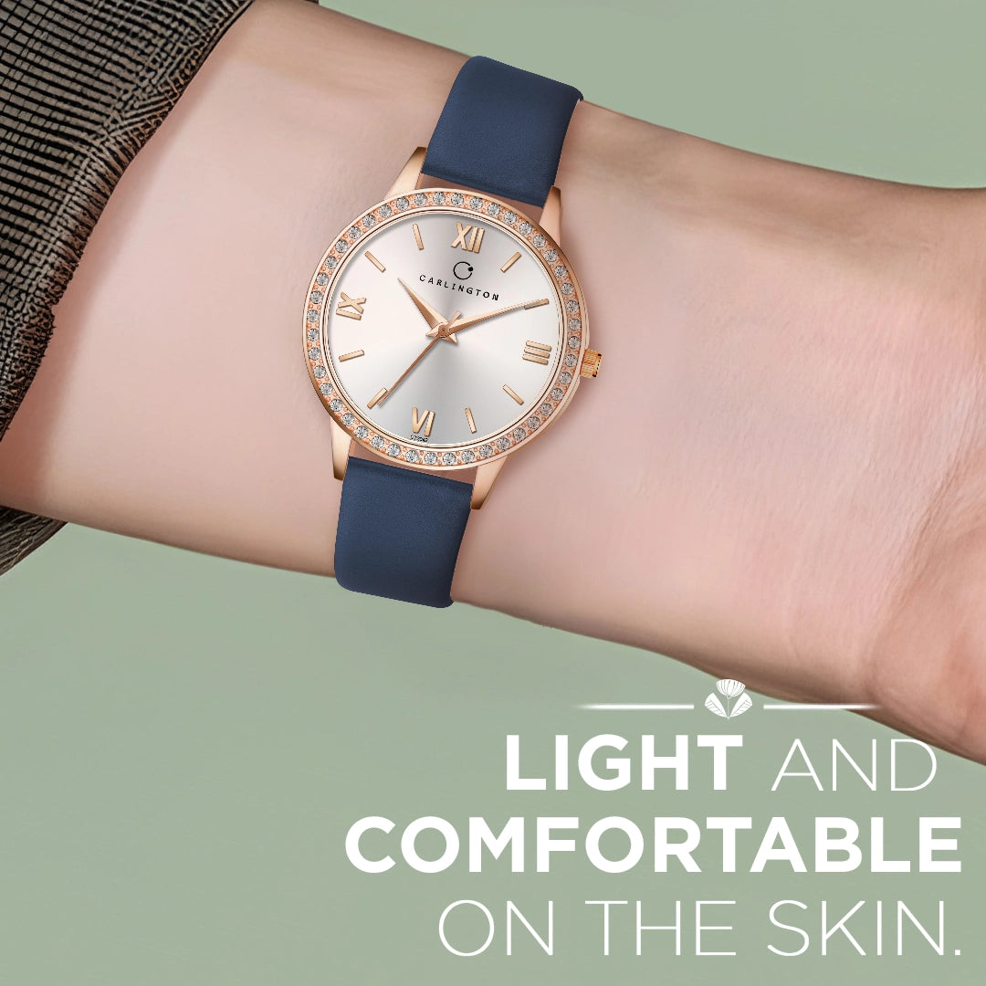 Iconic 2042 Blue Analog Womens Watch