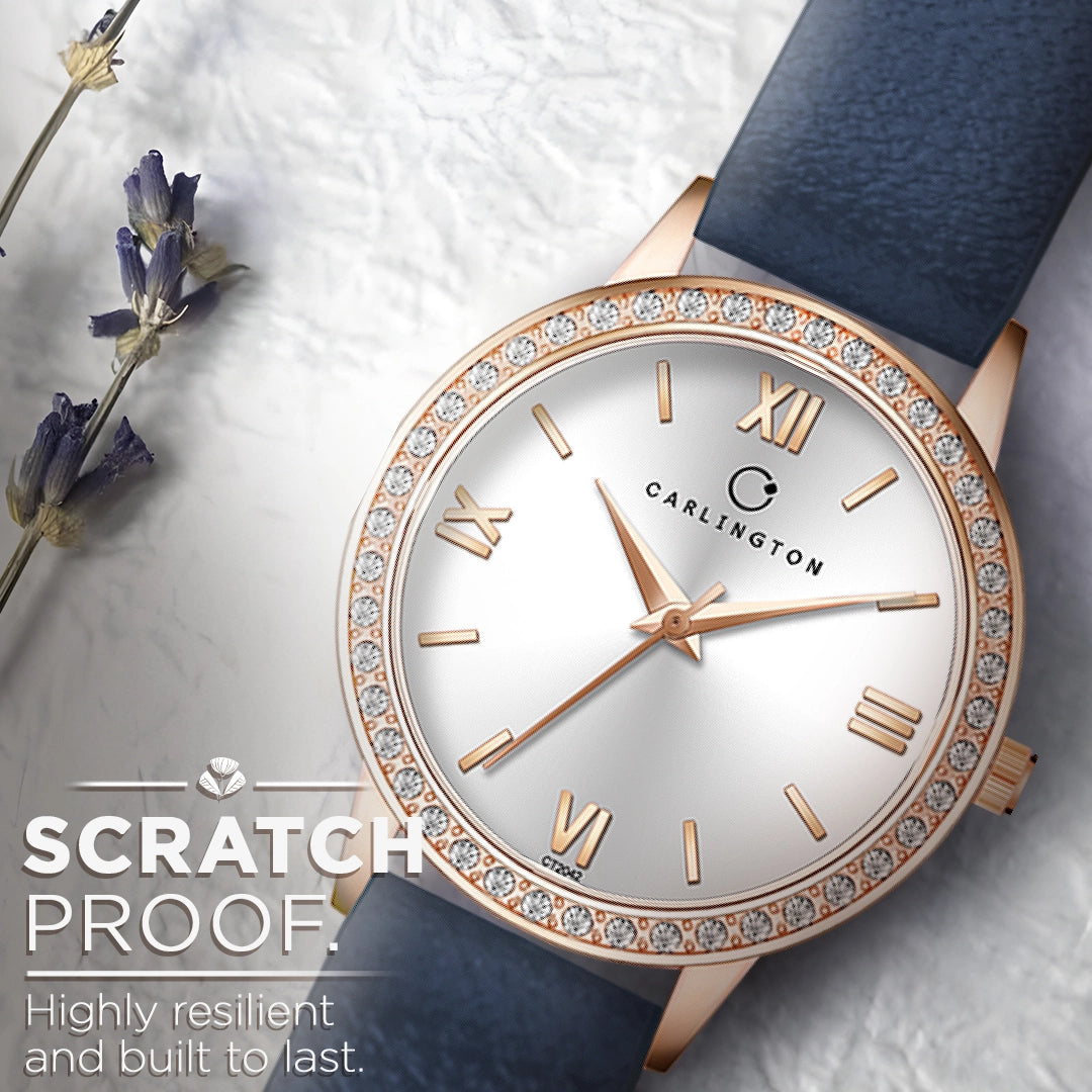 Iconic 2042 Blue Analog Womens Watch