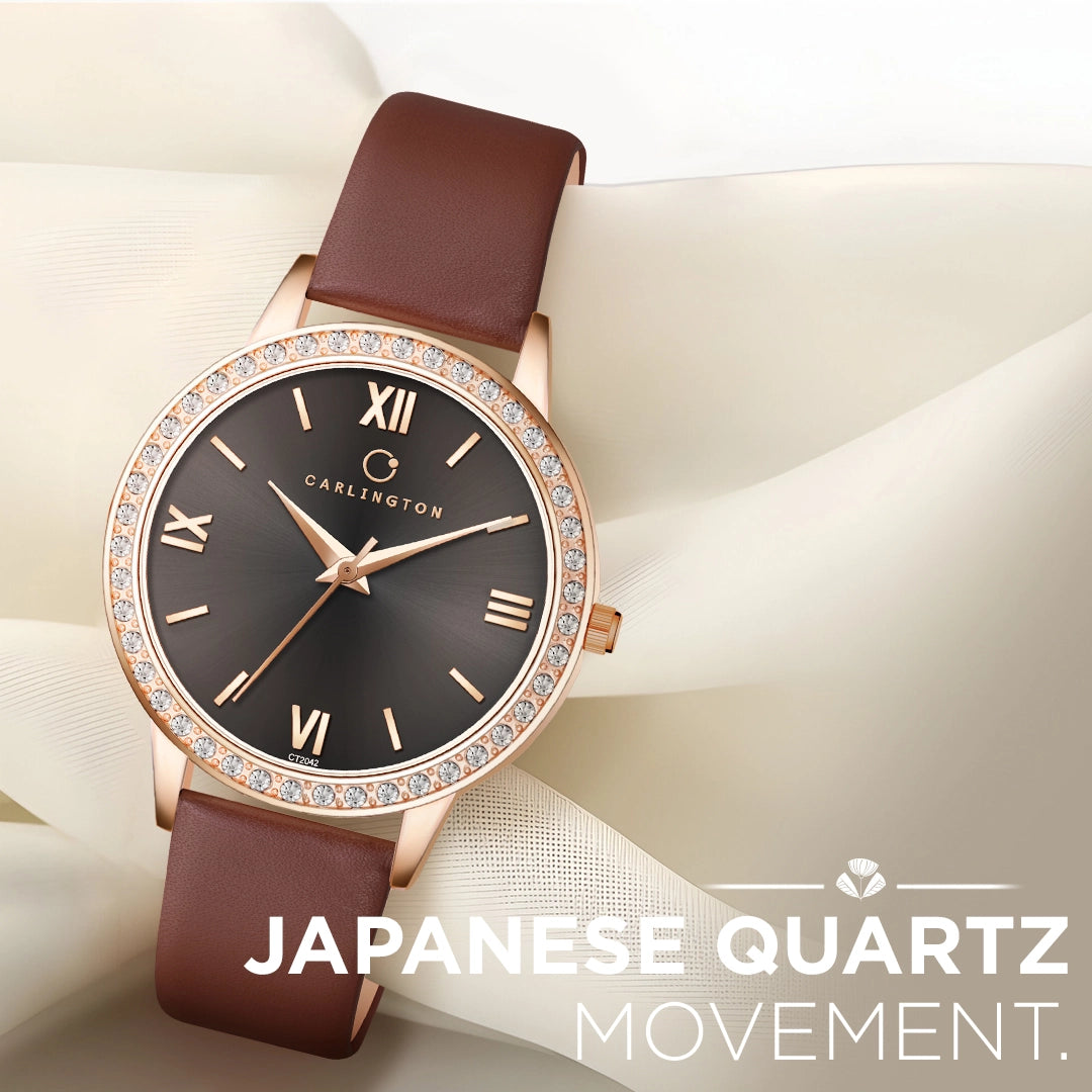 Iconic 2042 Brown Analog Womens Watch