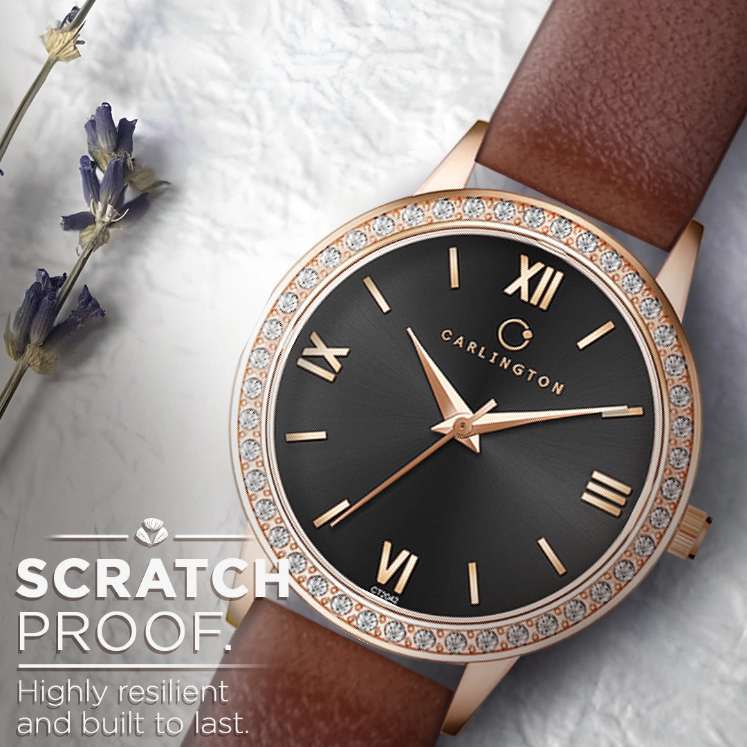 Iconic 2042 Brown Analog Womens Watch