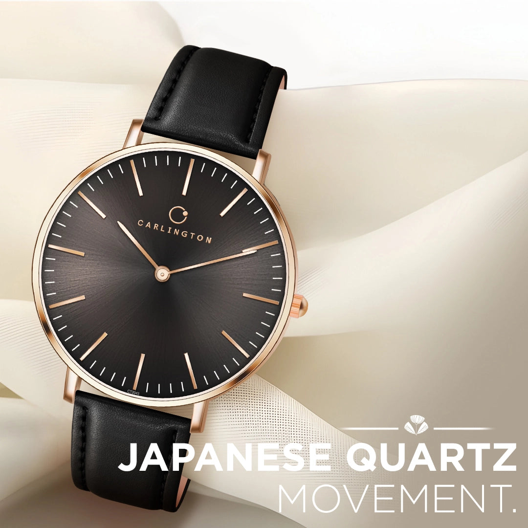 Iconic 2043 Black Analog Men's Watch