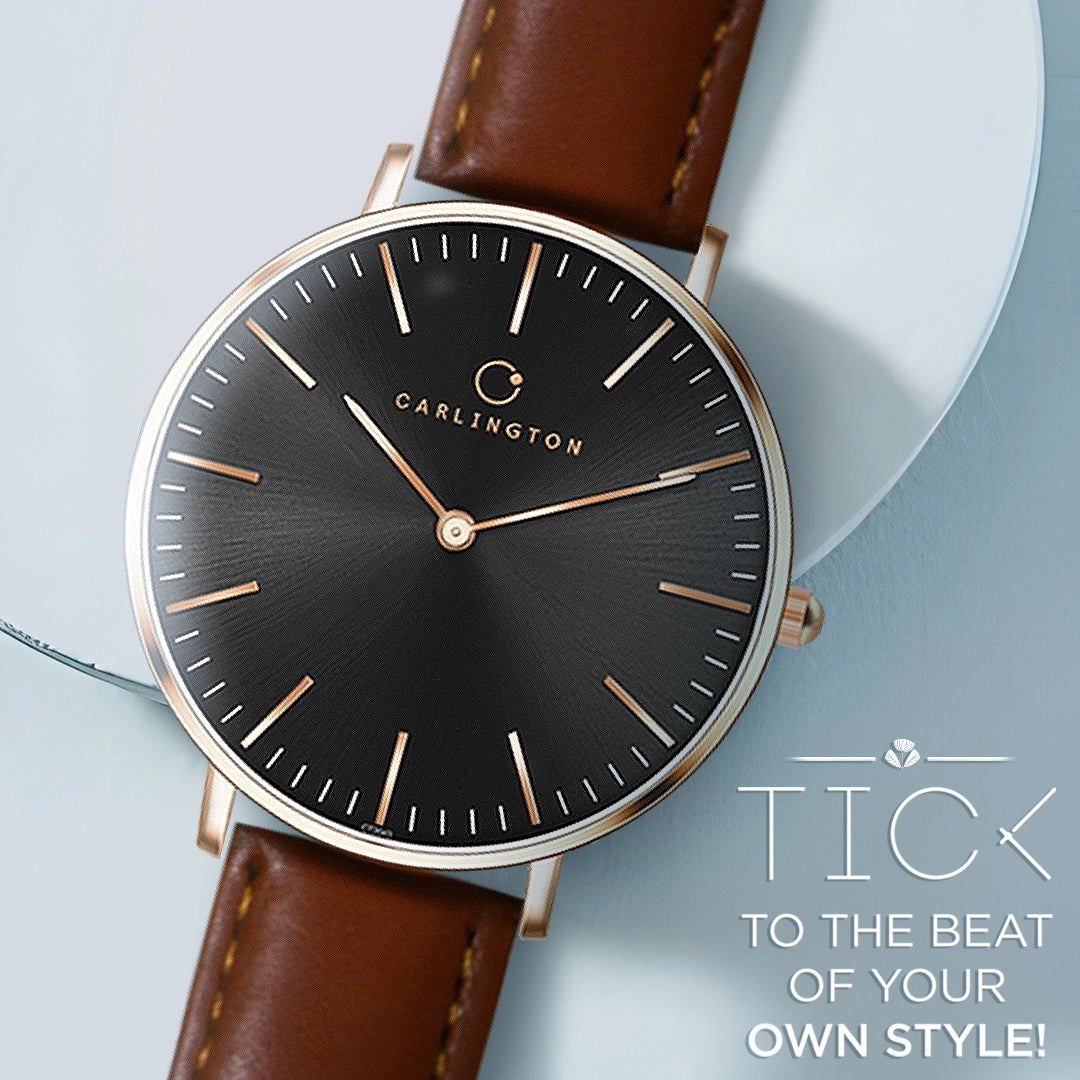 Iconic 2043 Brown Analog Mens Watch