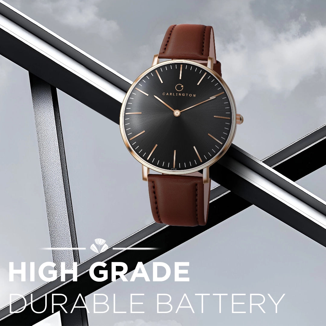 Iconic 2043 Brown Analog Mens Watch